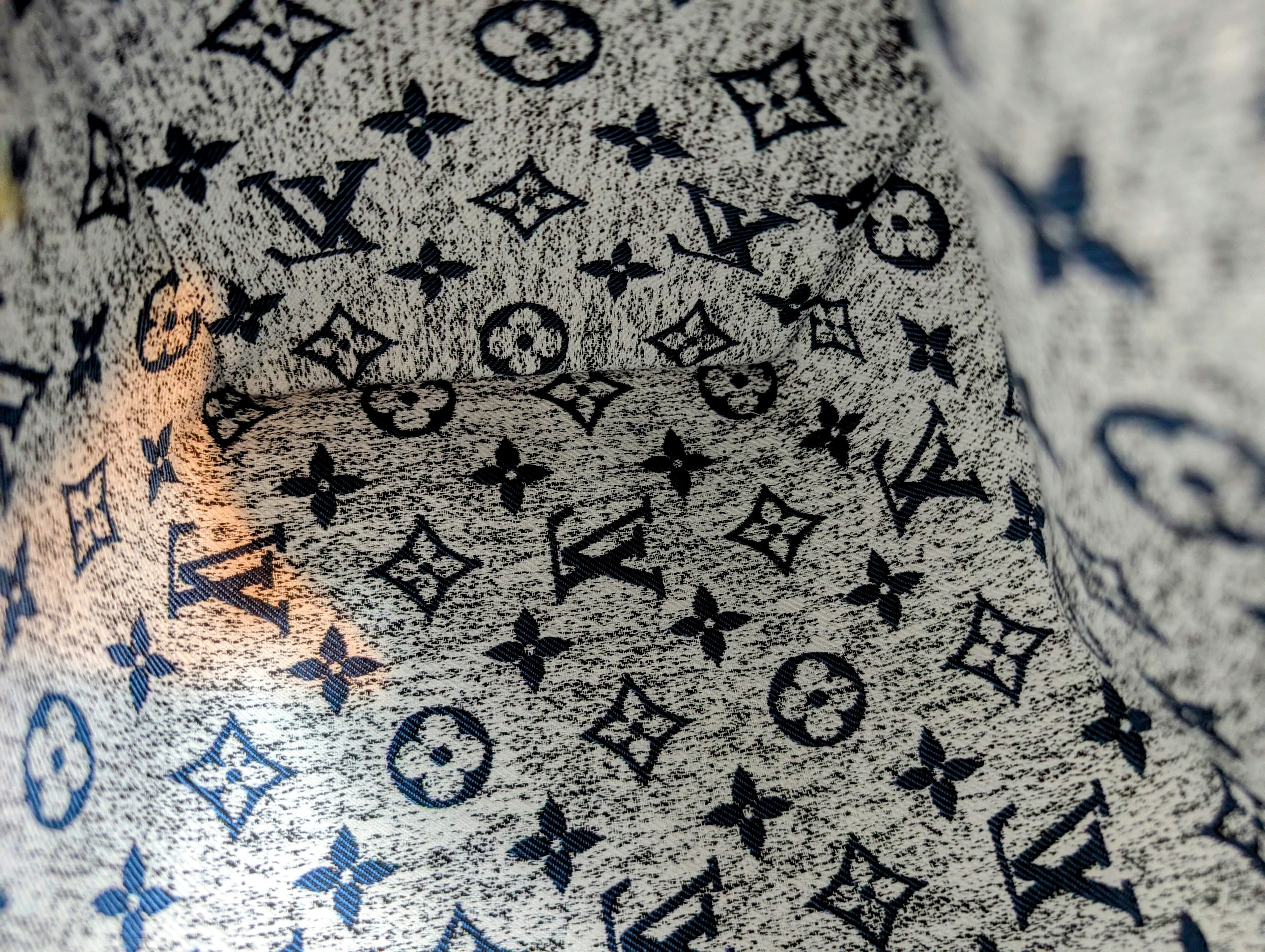 Louis Vuitton Denim Jacquard Monogram Speedy Bandoulière 25