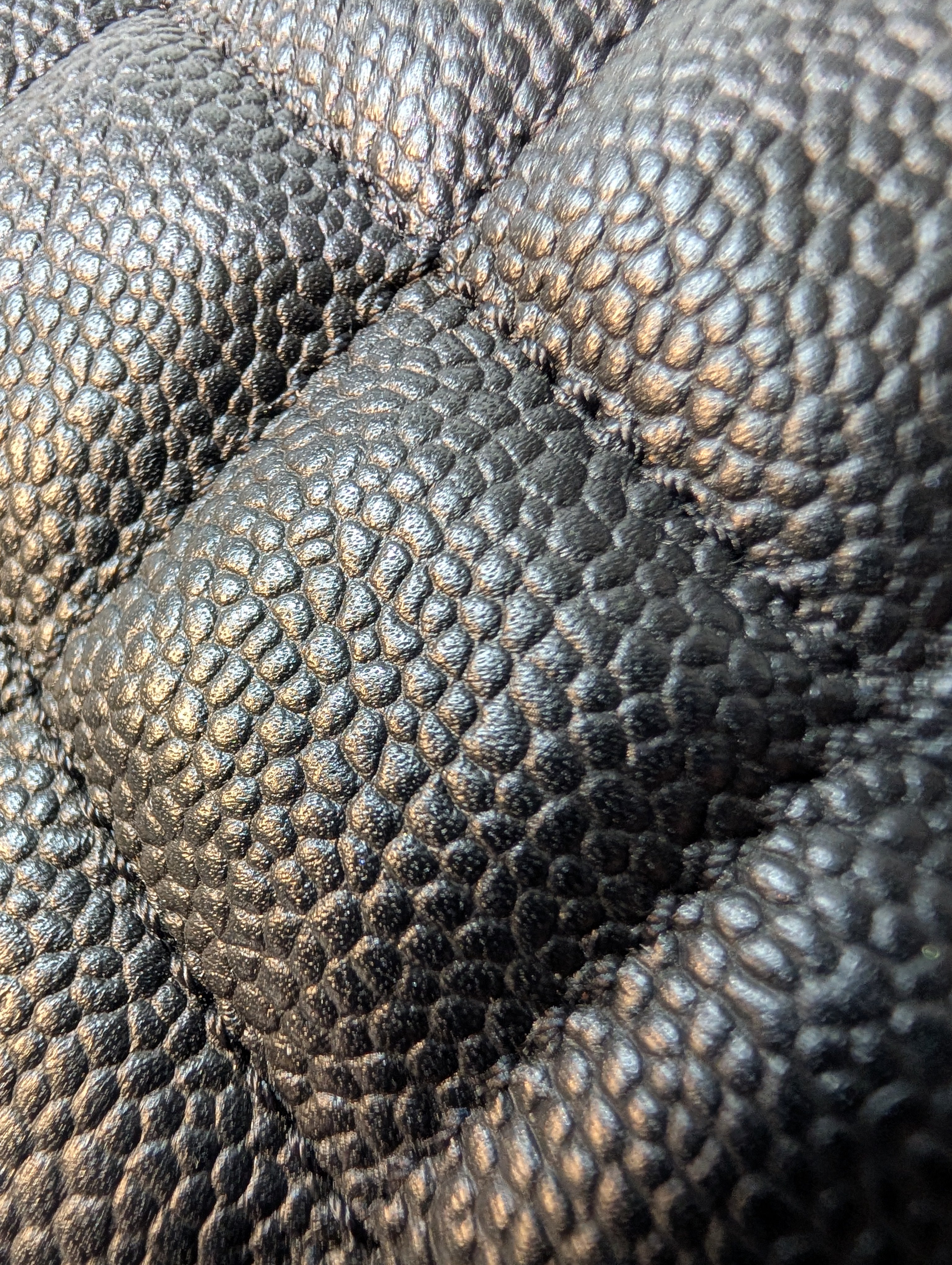 Chanel Black Jumbo Caviar Single Flap Bag