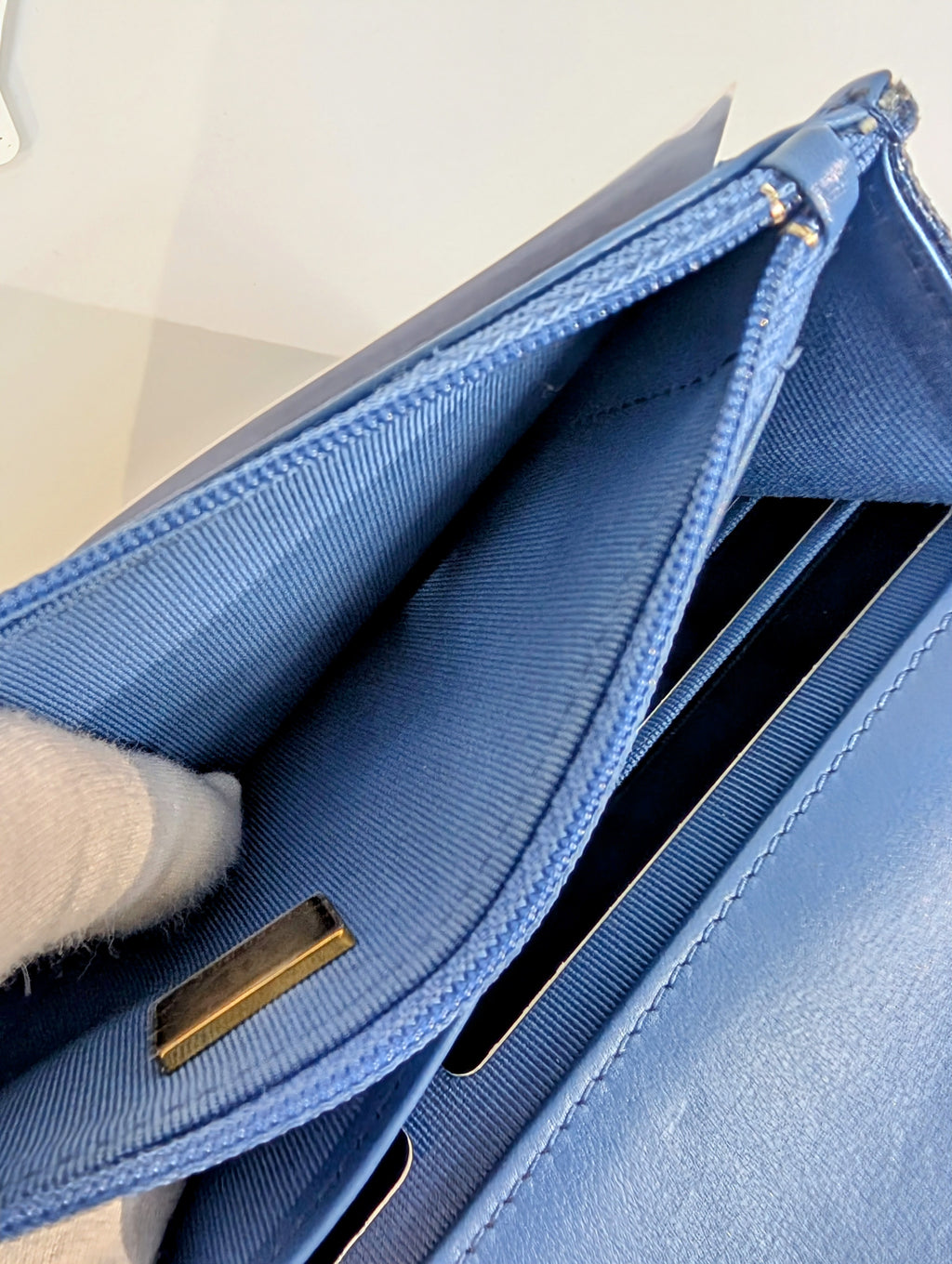 Chanel Cruise Line Edition Denim Wallet on Chain (WOC)