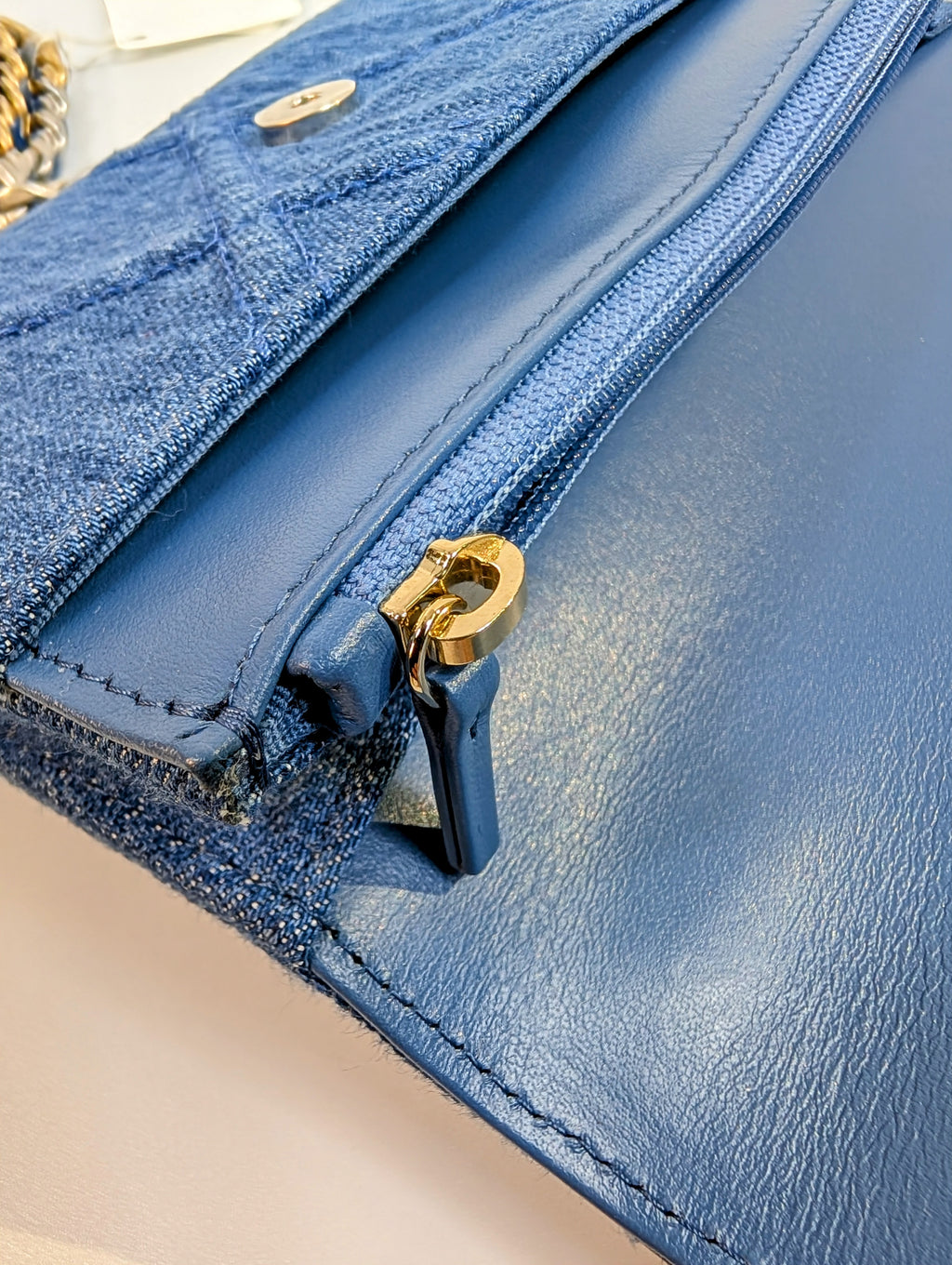 Chanel Cruise Line Edition Denim Wallet on Chain (WOC)