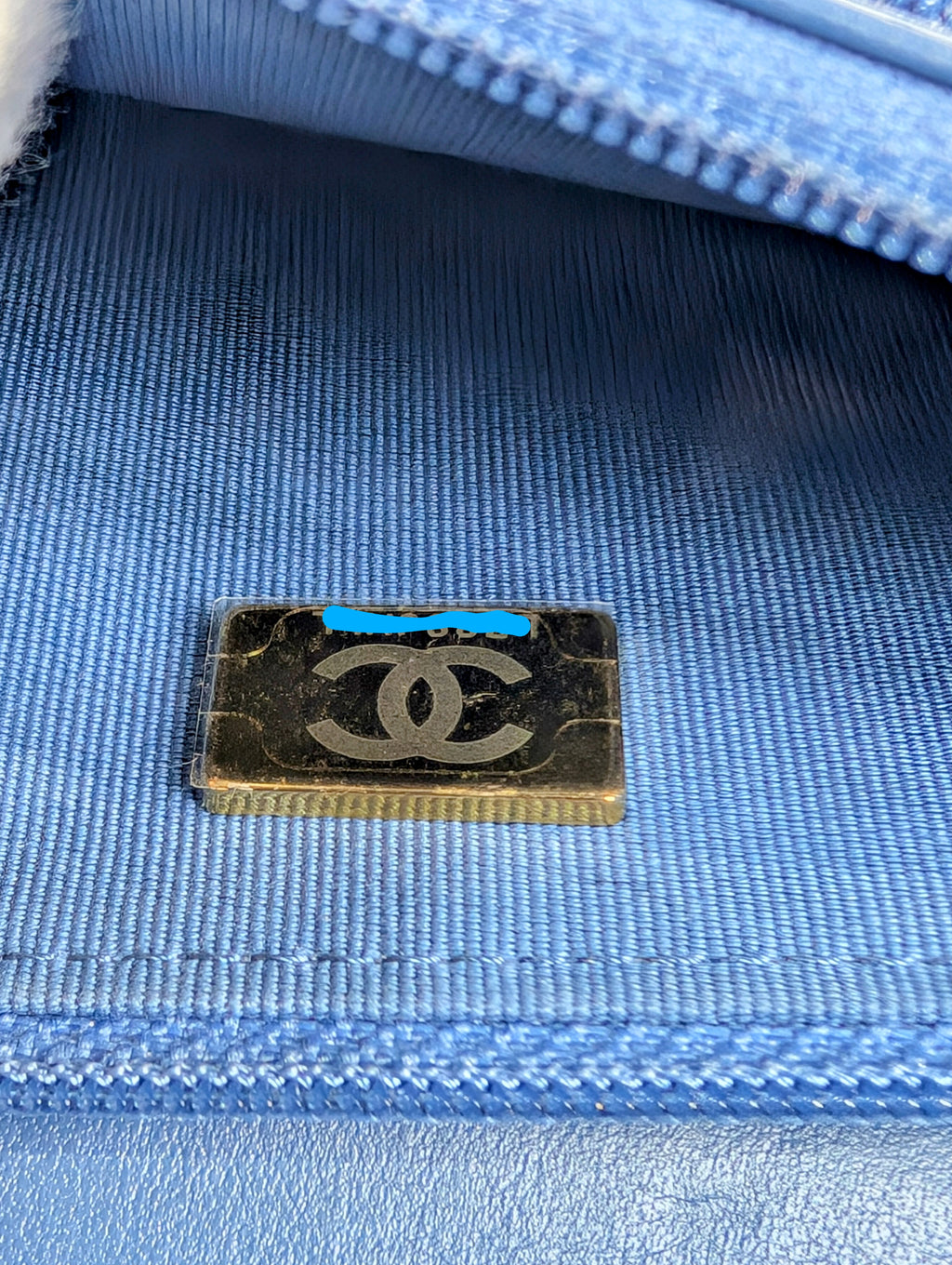 Chanel Cruise Line Edition Denim Wallet on Chain (WOC)