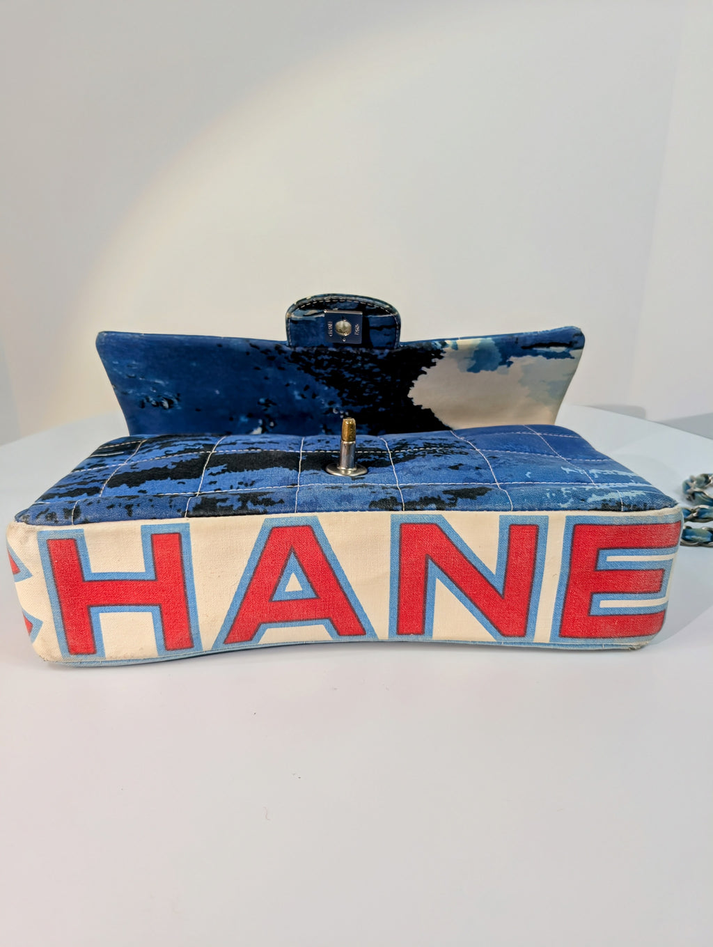 Chanel Rare Runway Vintage Surf Flap Bag