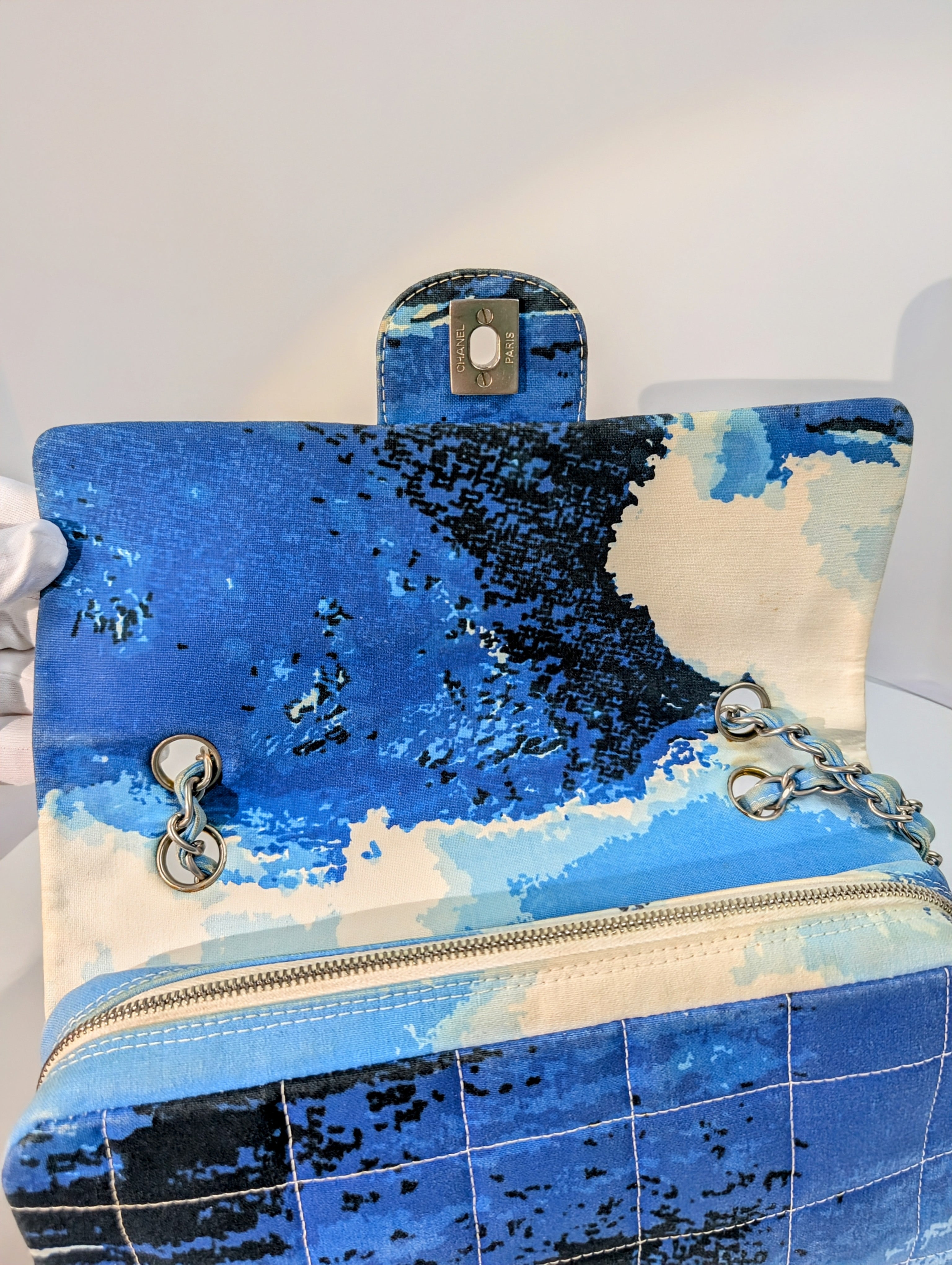 Chanel Rare Runway Vintage Surf Flap Bag