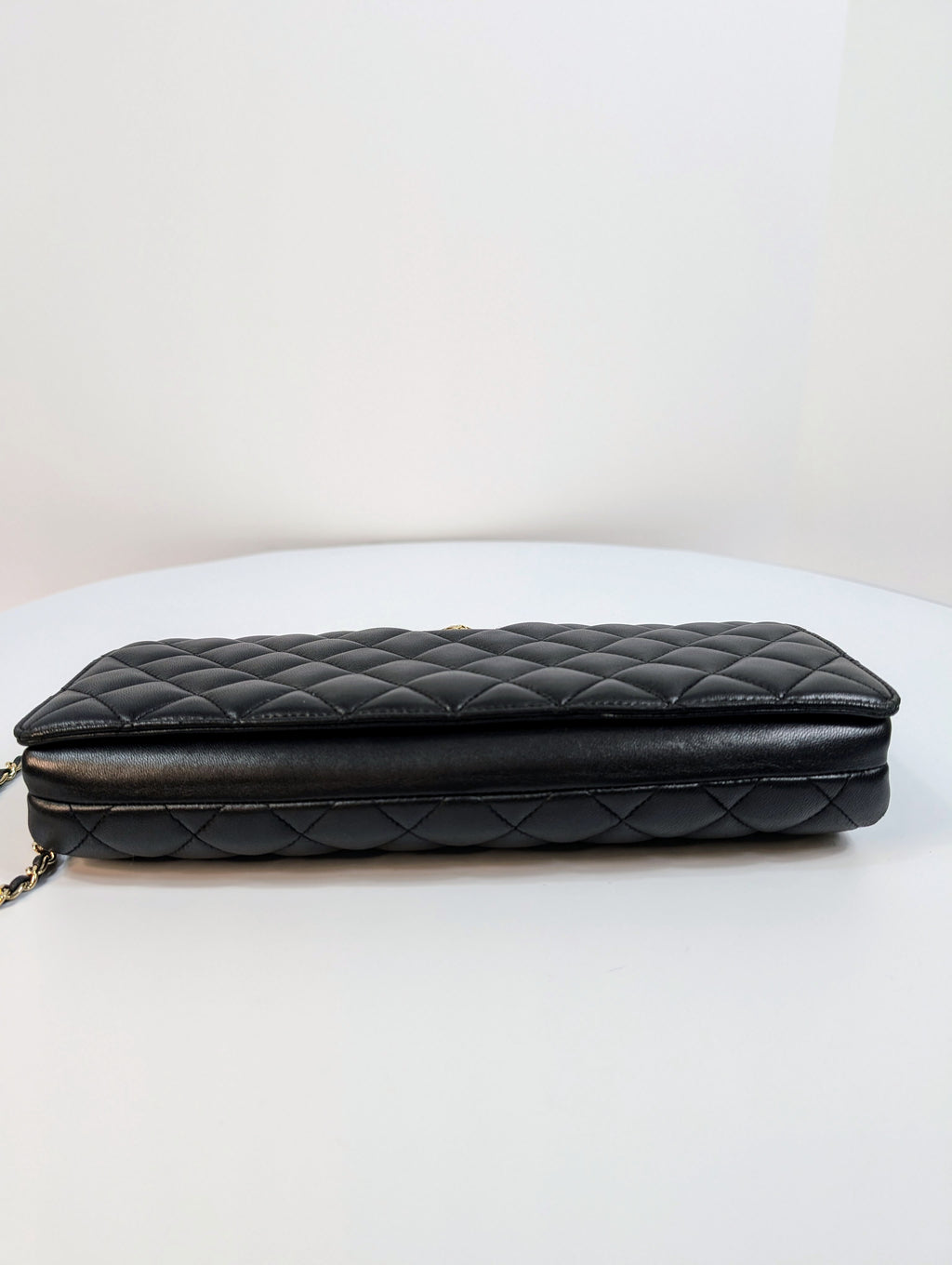 Chanel Vintage Rare "Around The World" Chain Clutch Bag