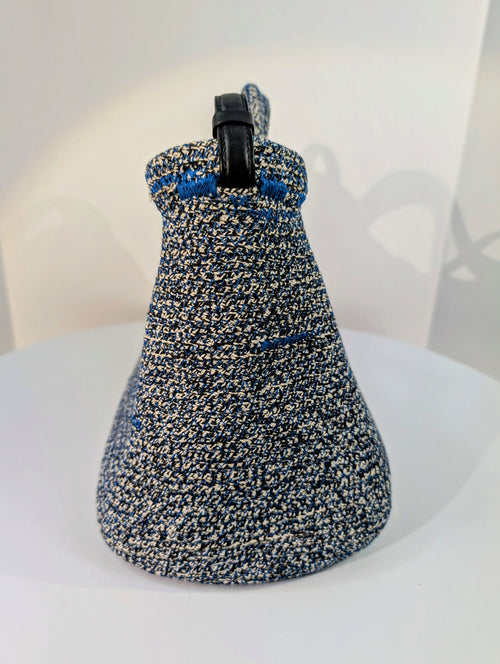Balenciaga Zip-Zagger Woven Tote with Pouch