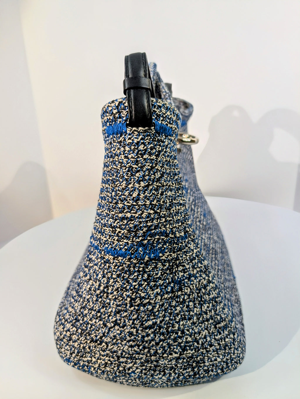 Balenciaga Zip-Zagger Woven Tote with Pouch