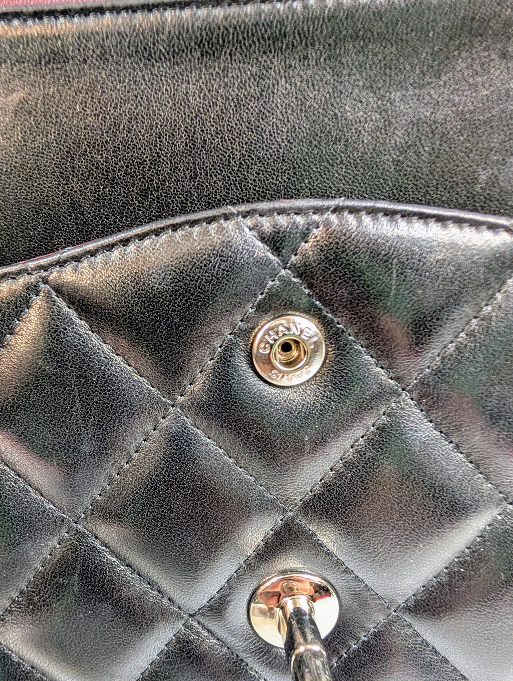 Chanel Black Classic Jumbo Double Flap Lambskin Bag