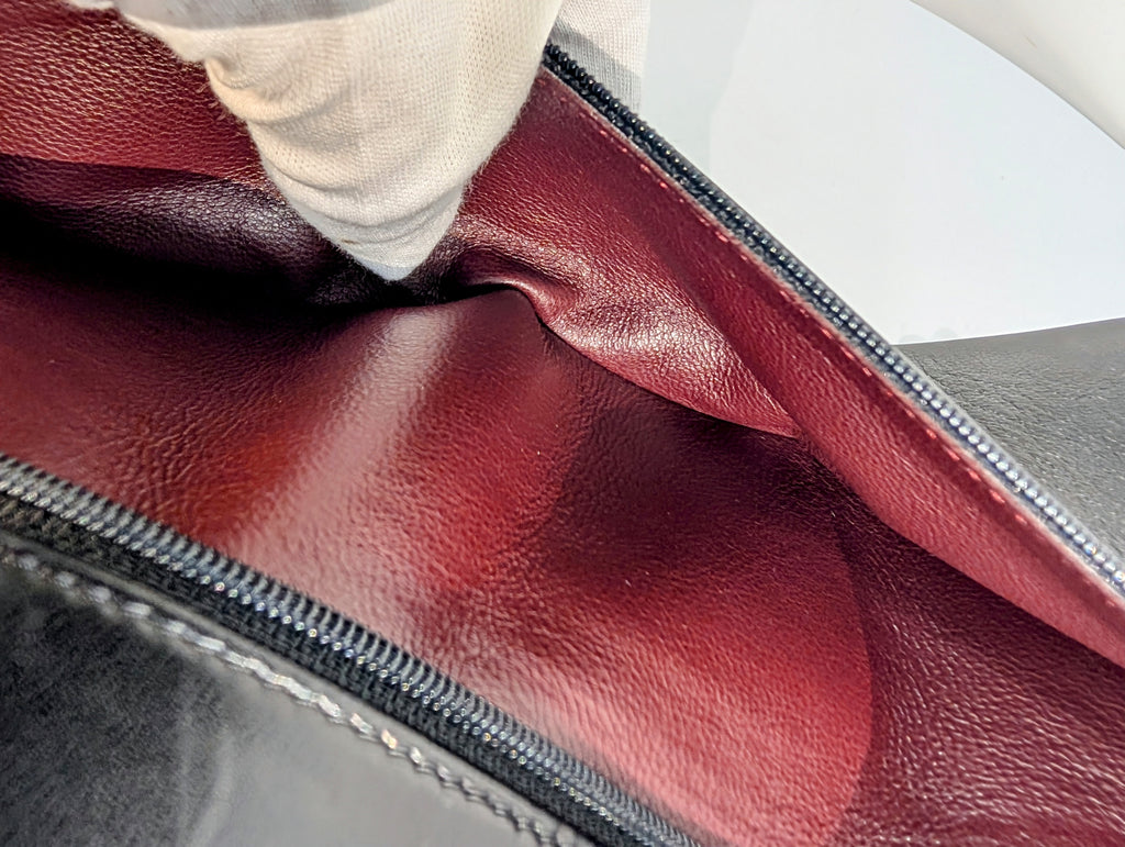 Chanel Black Classic Jumbo Double Flap Lambskin Bag