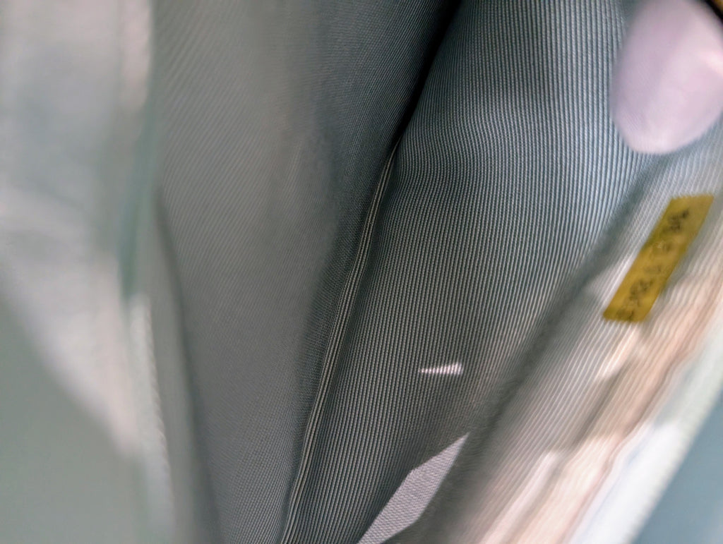 Chanel Light Blue Rare Vintage Jumbo Calfskin Double Turn-lock Bag