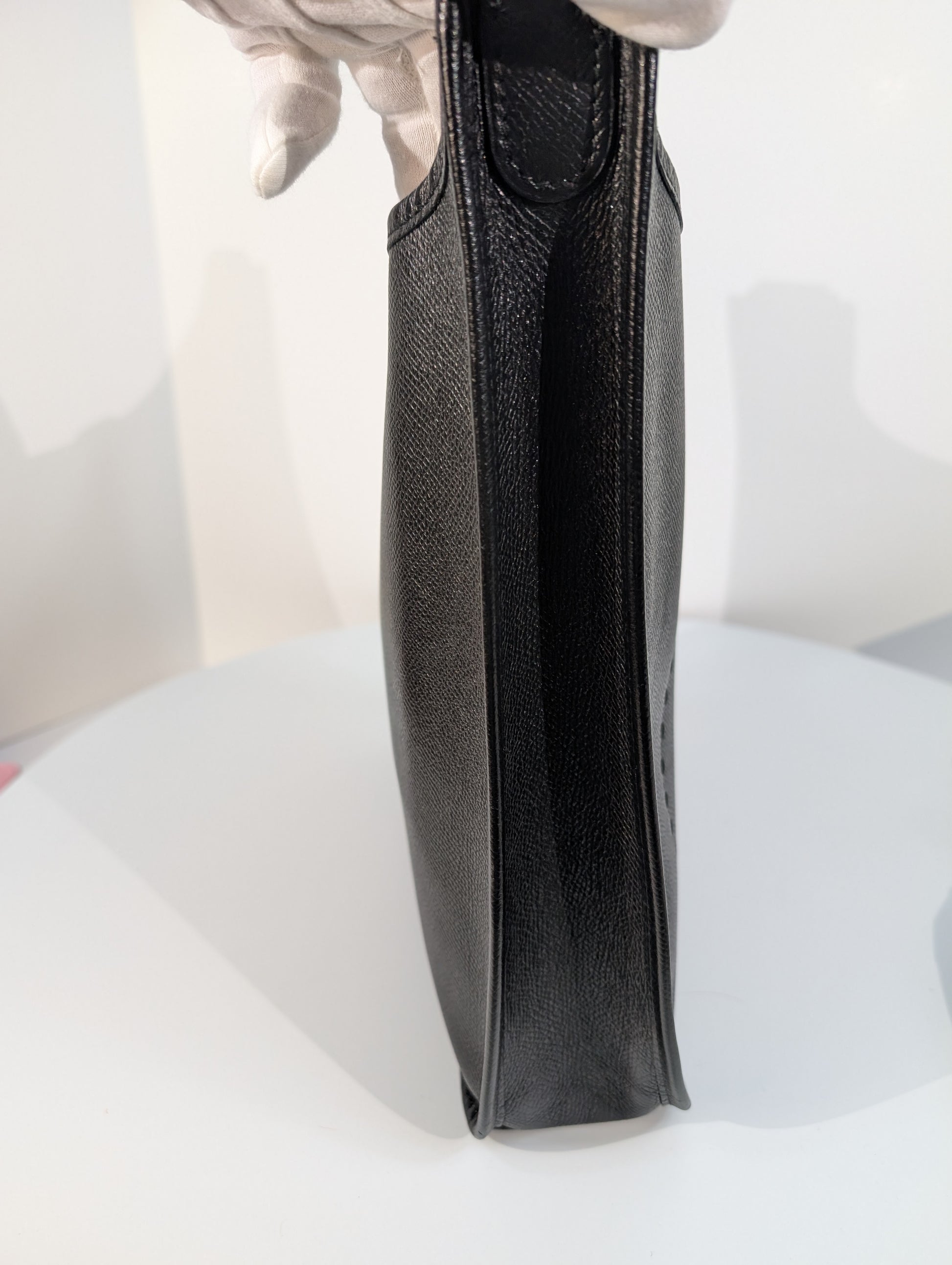 Hermes Black Evelyne III PM Bag in Epsom Leather