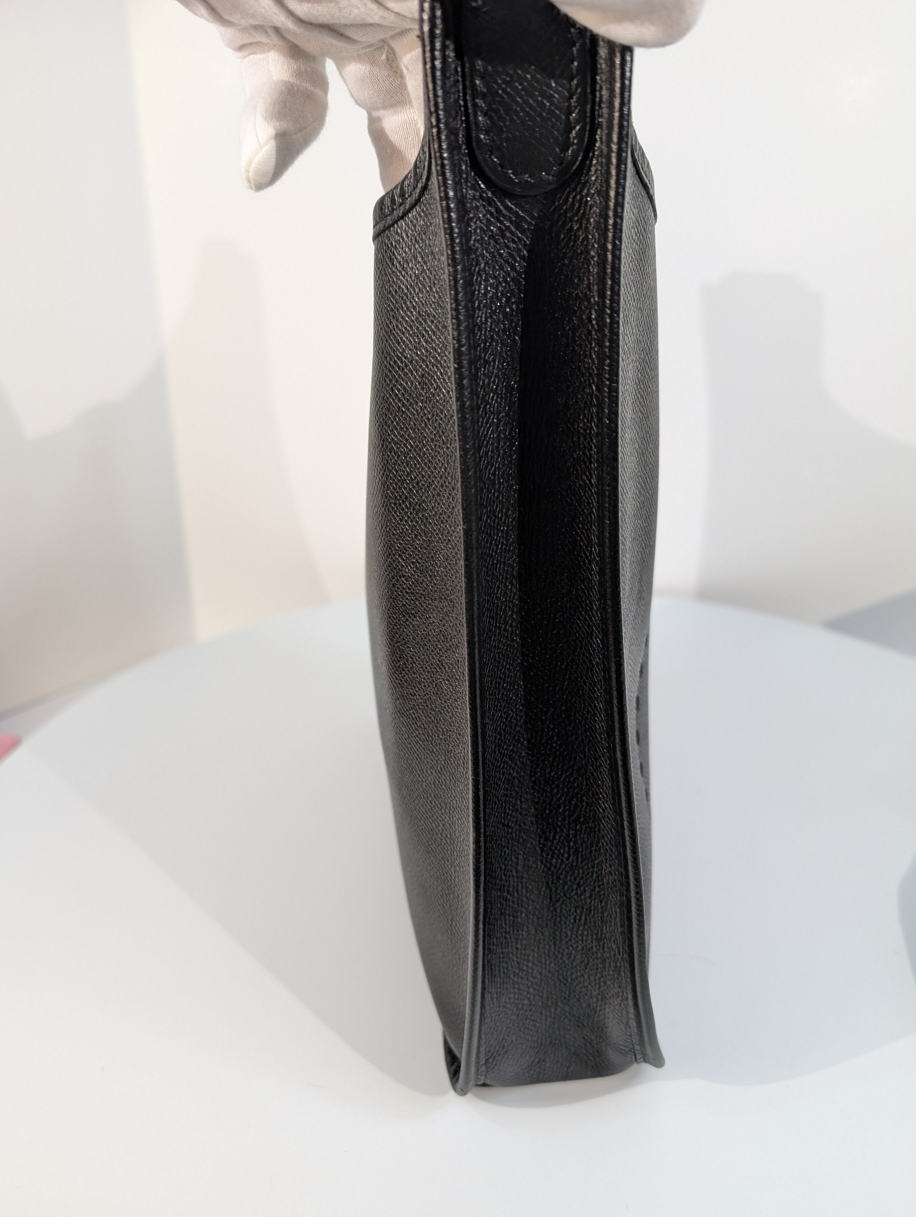 Hermes Black Evelyne III PM Bag in Epsom Leather