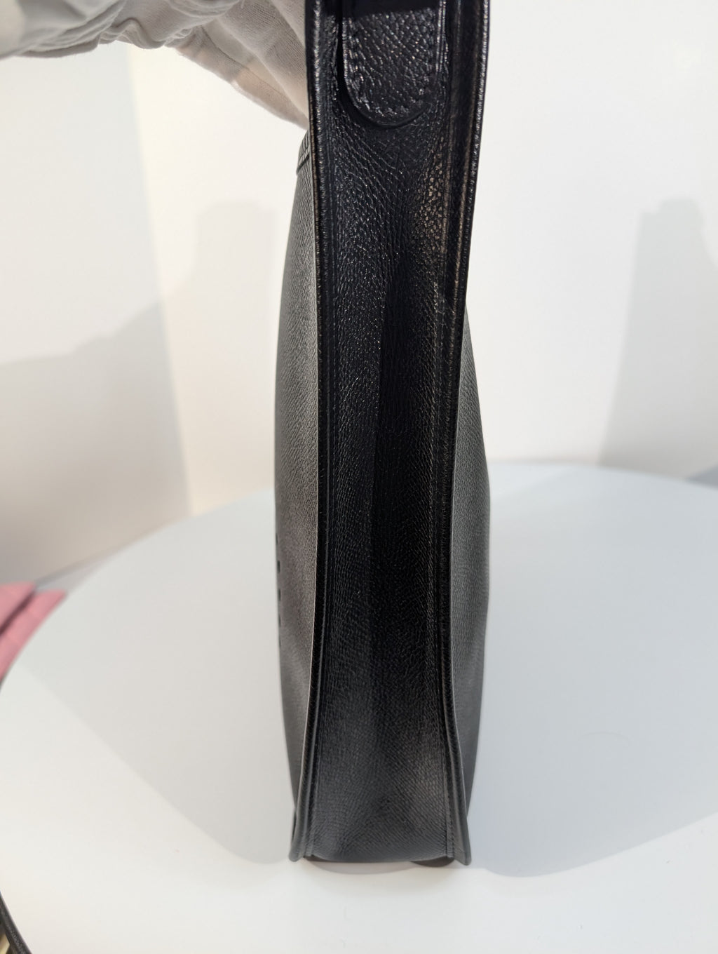 Hermes Black Evelyne III PM Bag in Epsom Leather