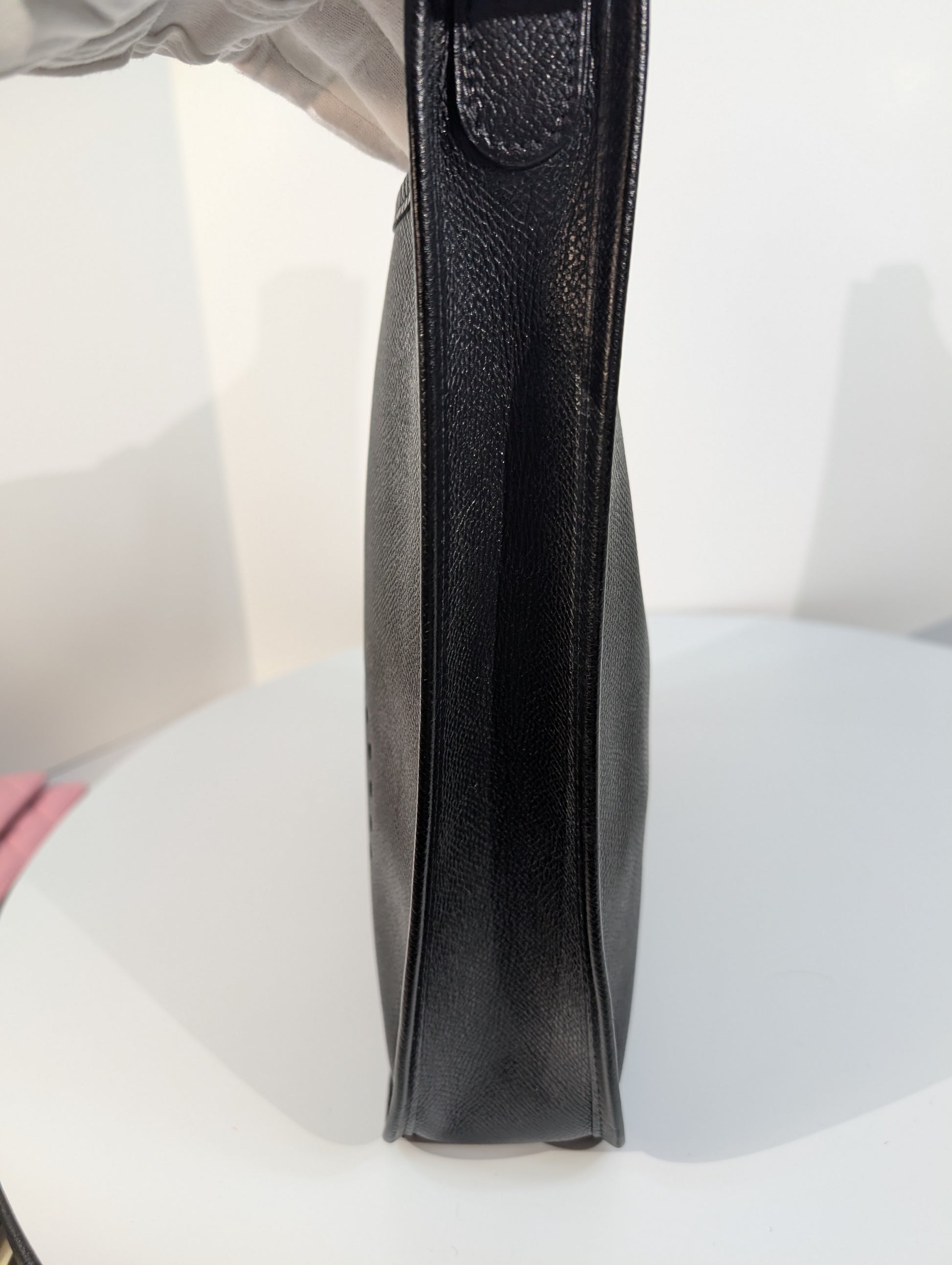 Hermes Black Evelyne III PM Bag in Epsom Leather