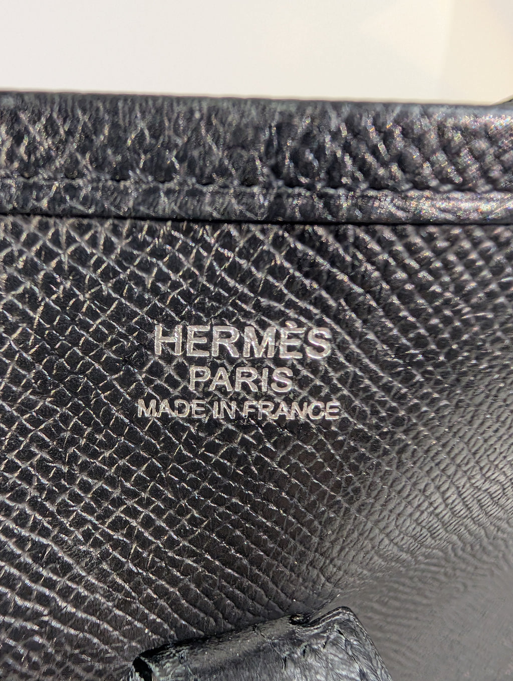 Hermes Black Evelyne III PM Bag in Epsom Leather