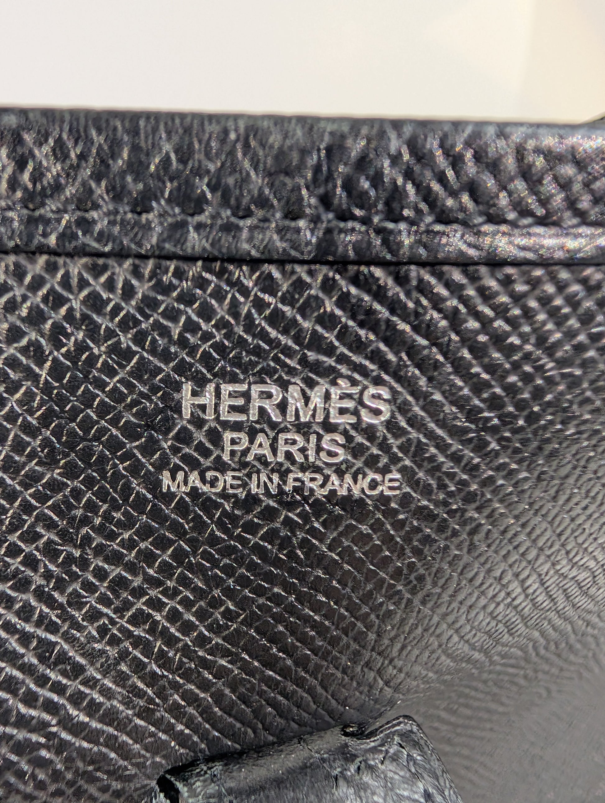 Hermes Black Evelyne III PM Bag in Epsom Leather