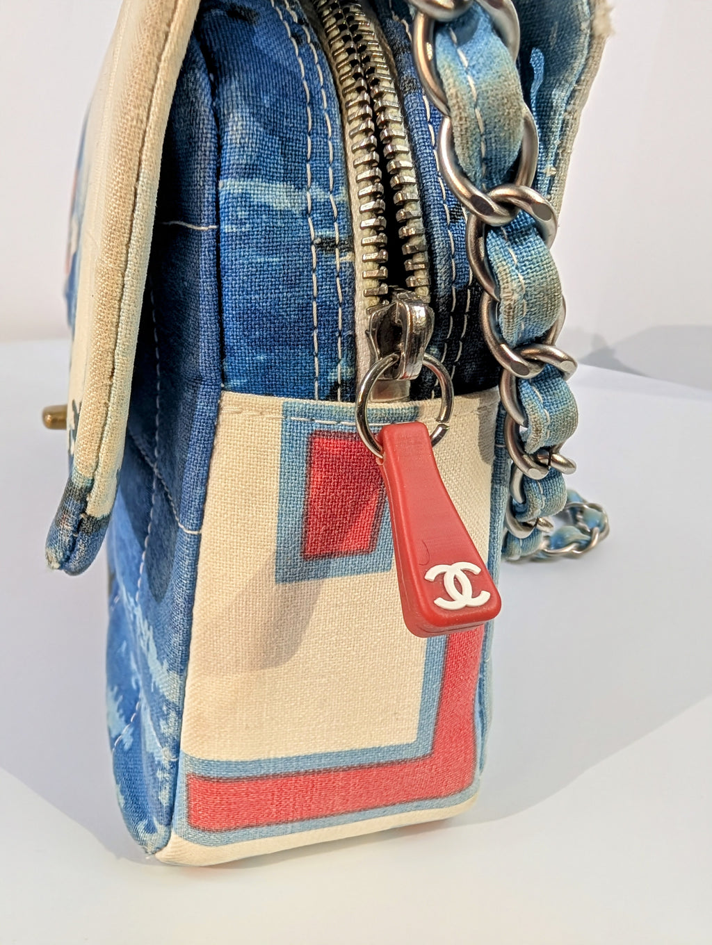 Chanel Rare Runway Vintage Surf Flap Bag
