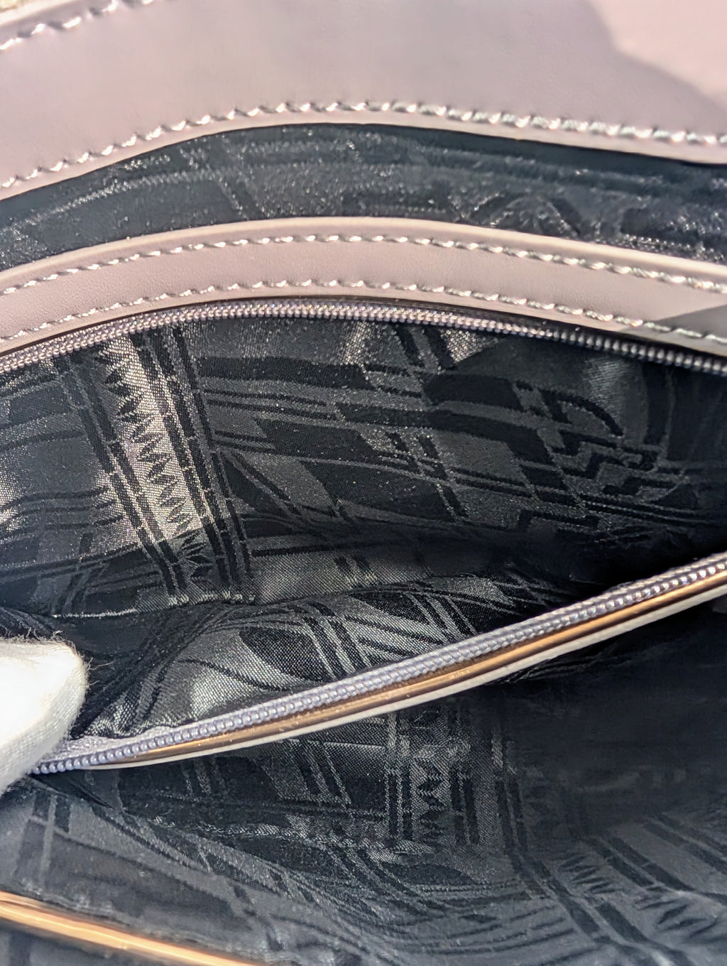 Ted Baker Gray Purple London Crossbody Bag