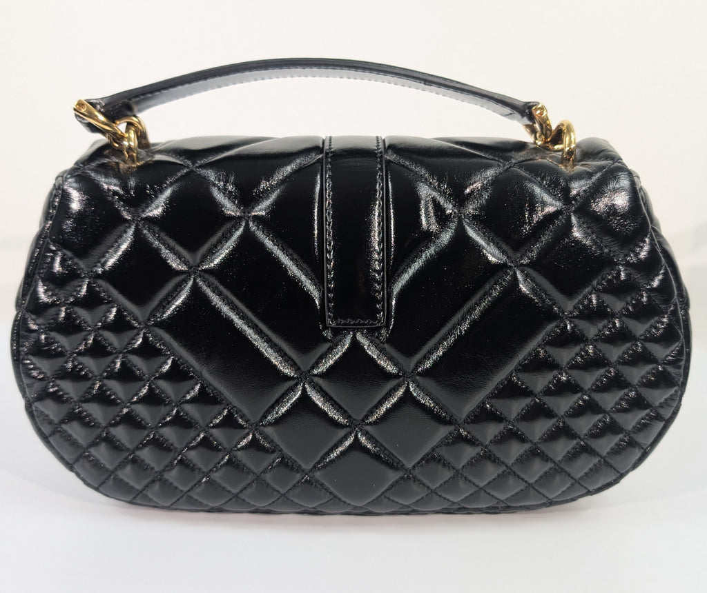 Versace Virtus Black Shoulder Bag