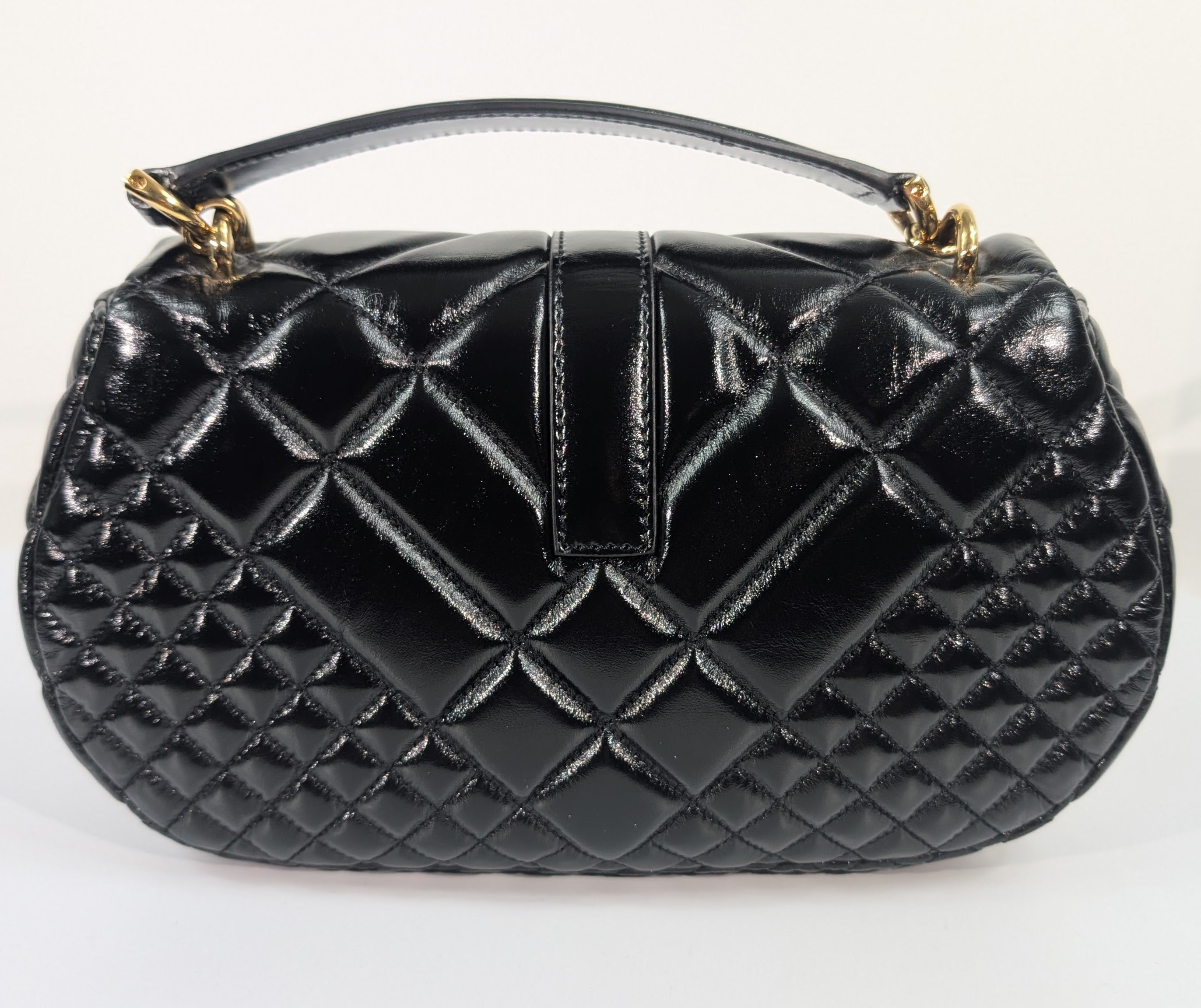 Versace Virtus Black Shoulder Bag