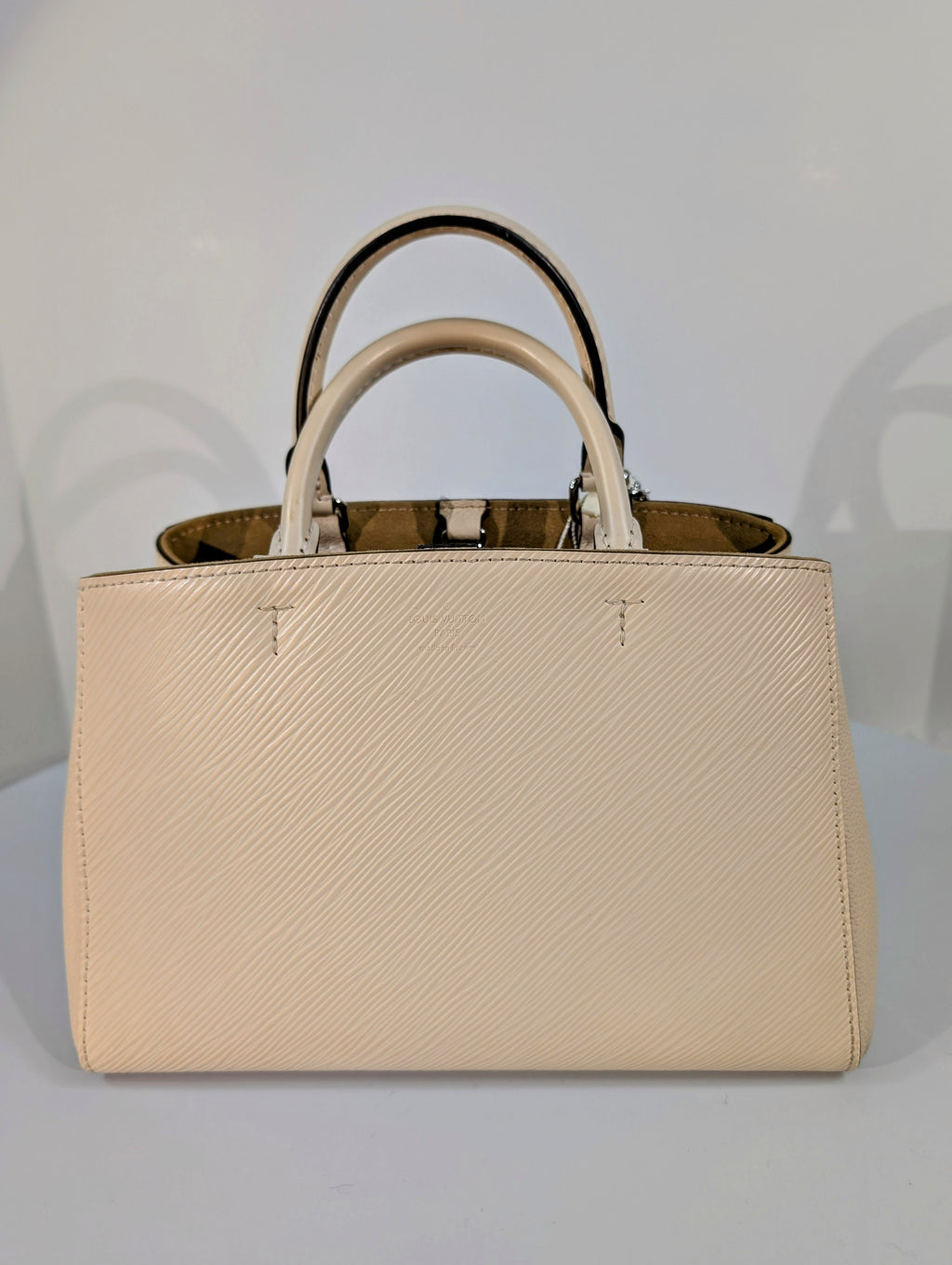 Louis Vuitton Cream Marelle BB Tophandle Bag