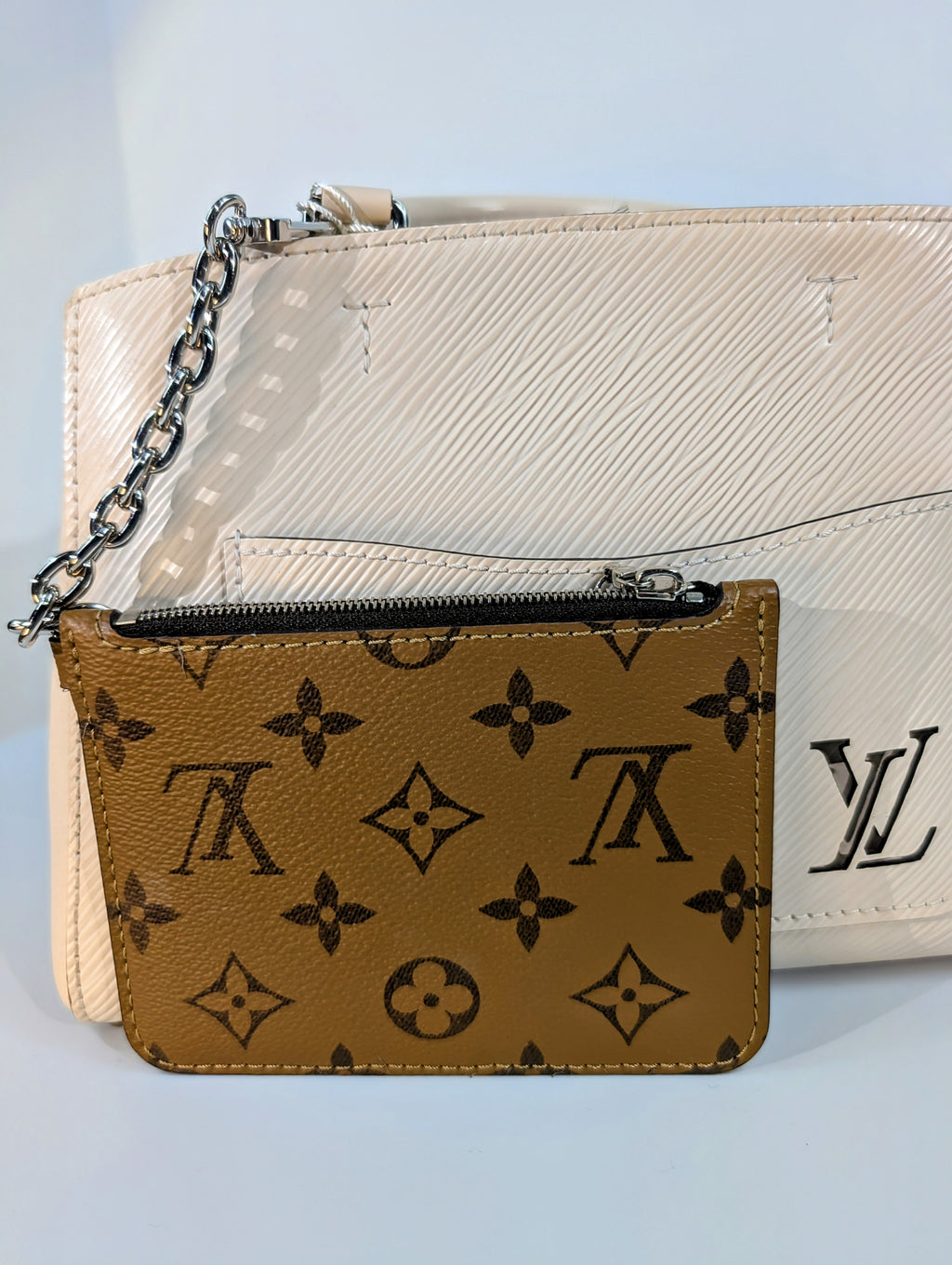 Louis Vuitton Cream Marelle BB Tophandle Bag