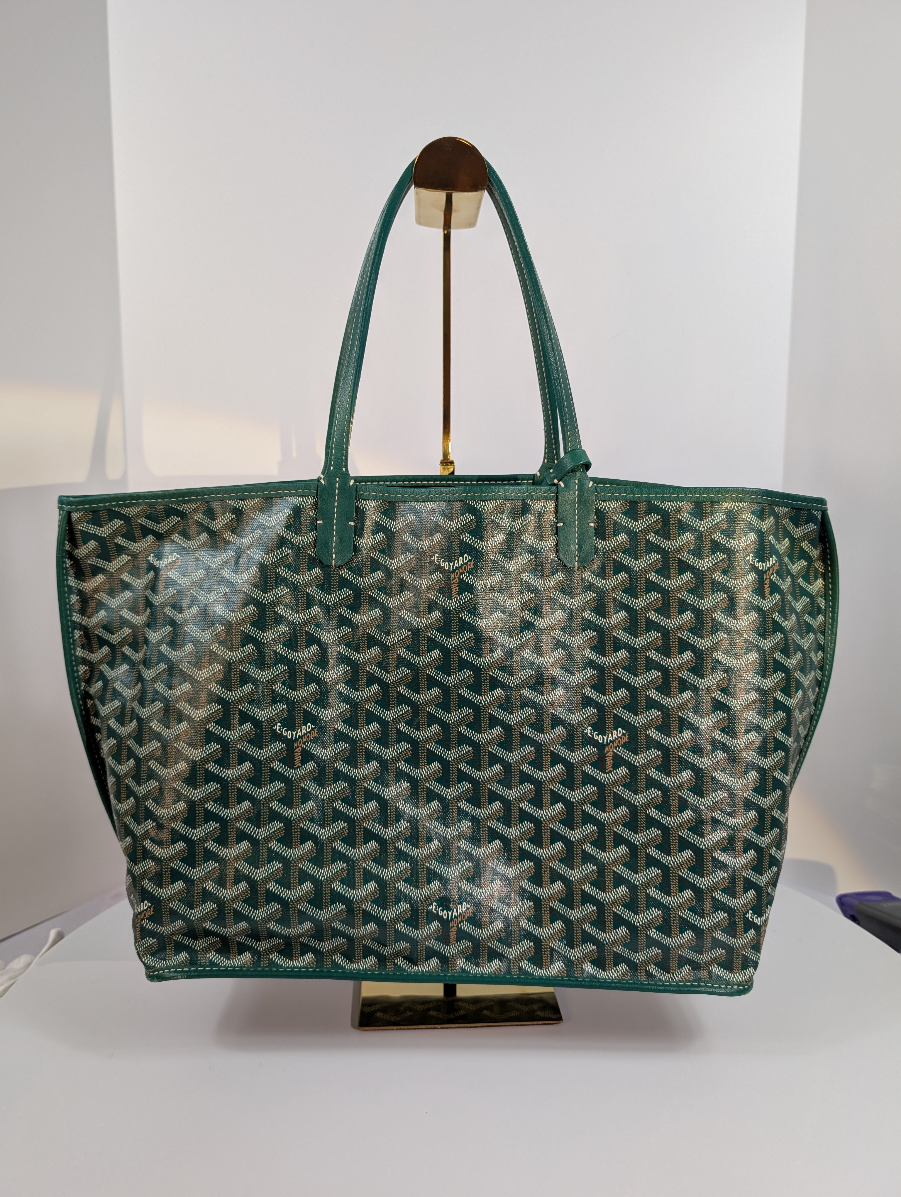 Goyard Anjou PM Tote Bag in Green, Reversible