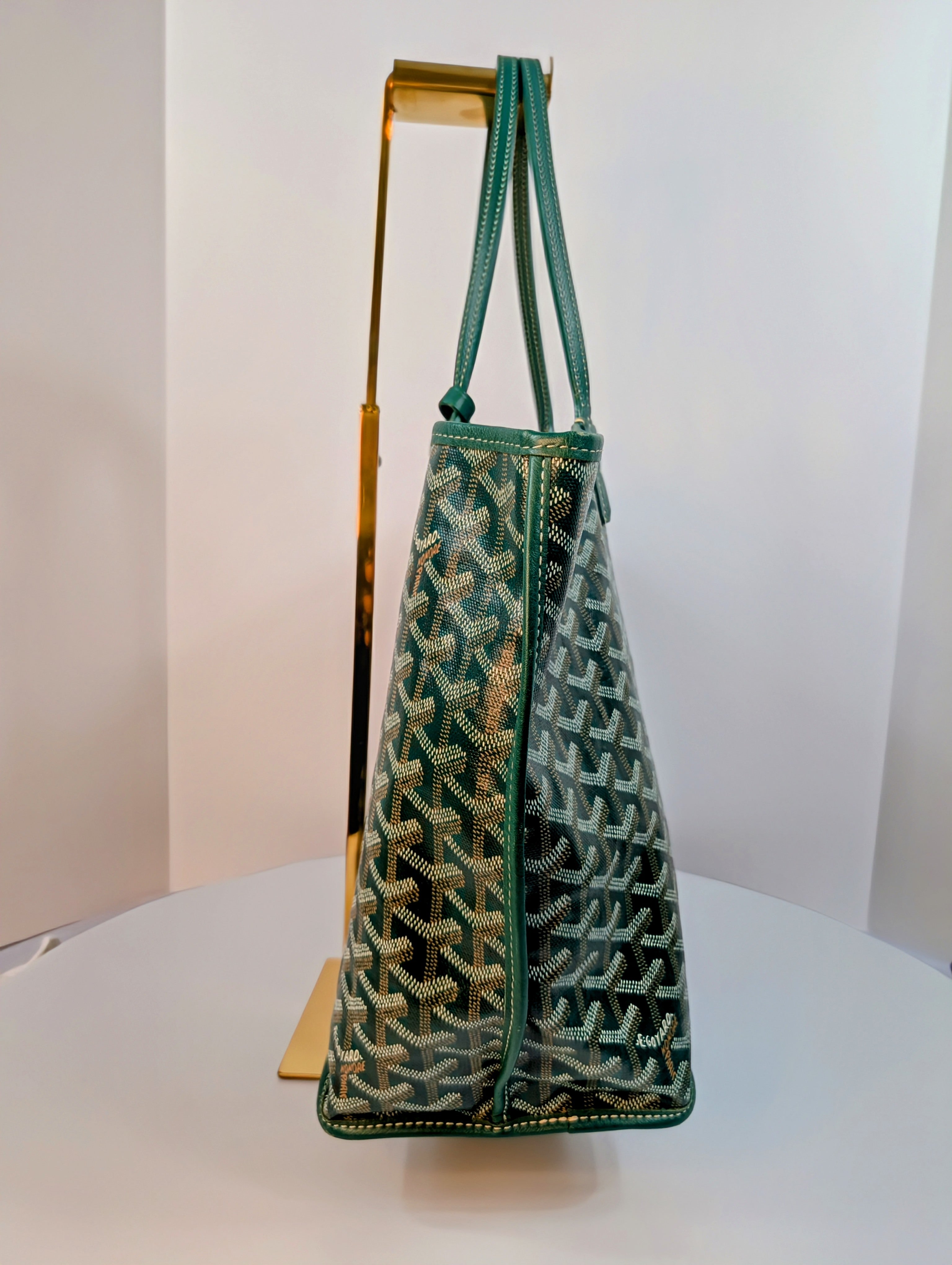 Goyard Anjou PM Tote Bag in Green, Reversible