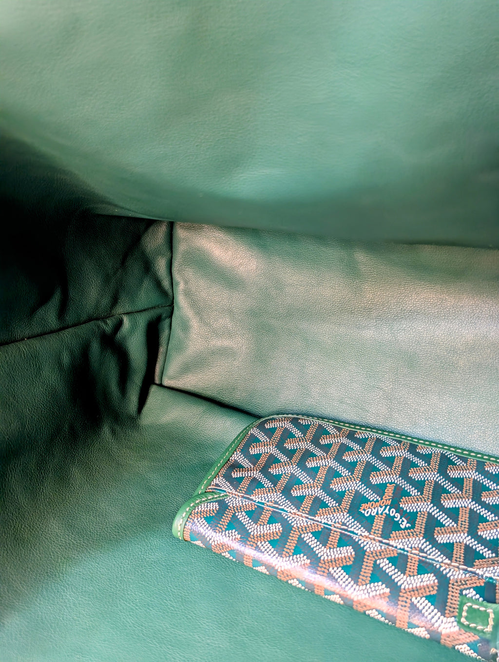Goyard Anjou PM Tote Bag in Green, Reversible