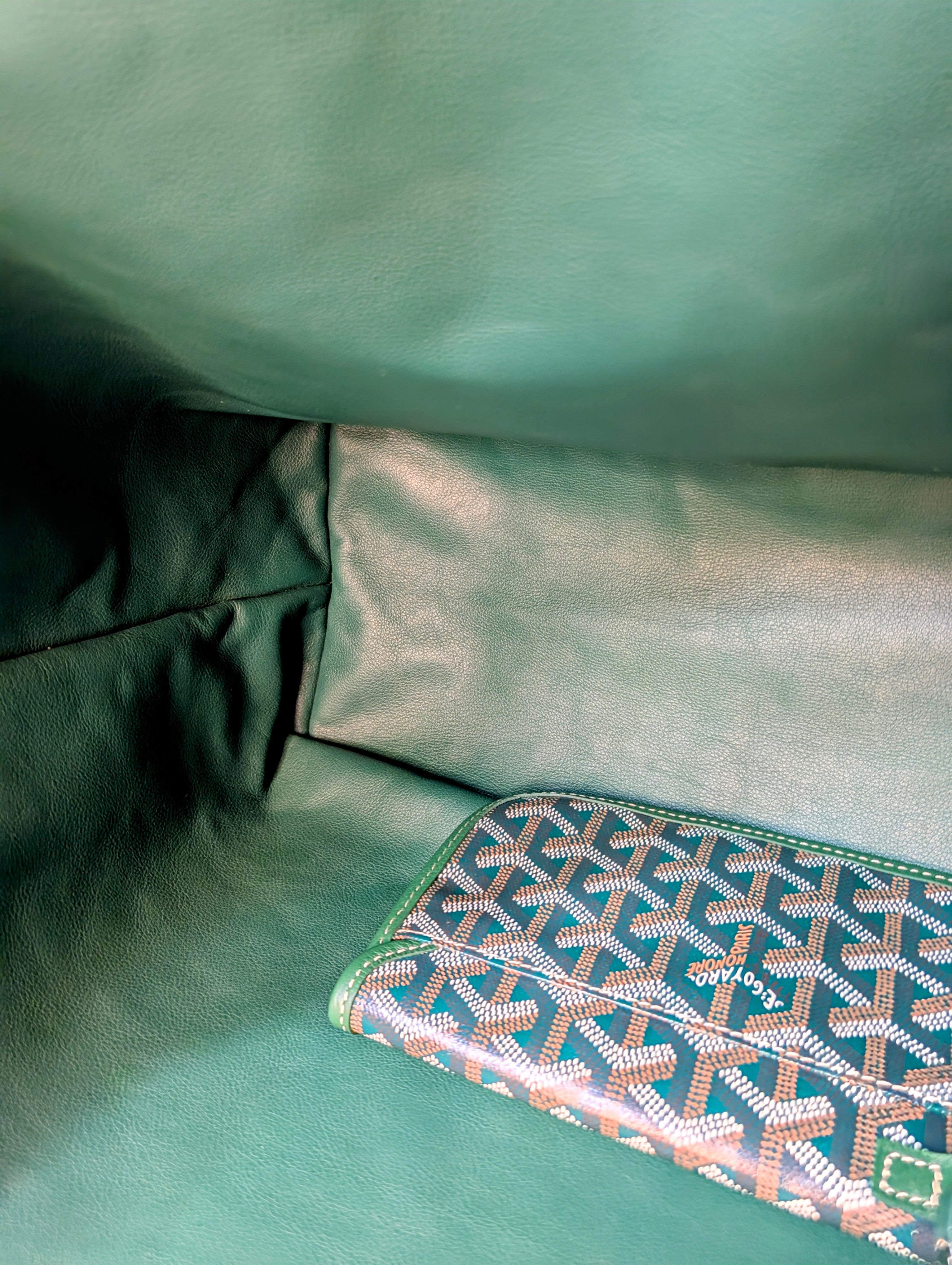 Goyard Anjou PM Tote Bag in Green, Reversible
