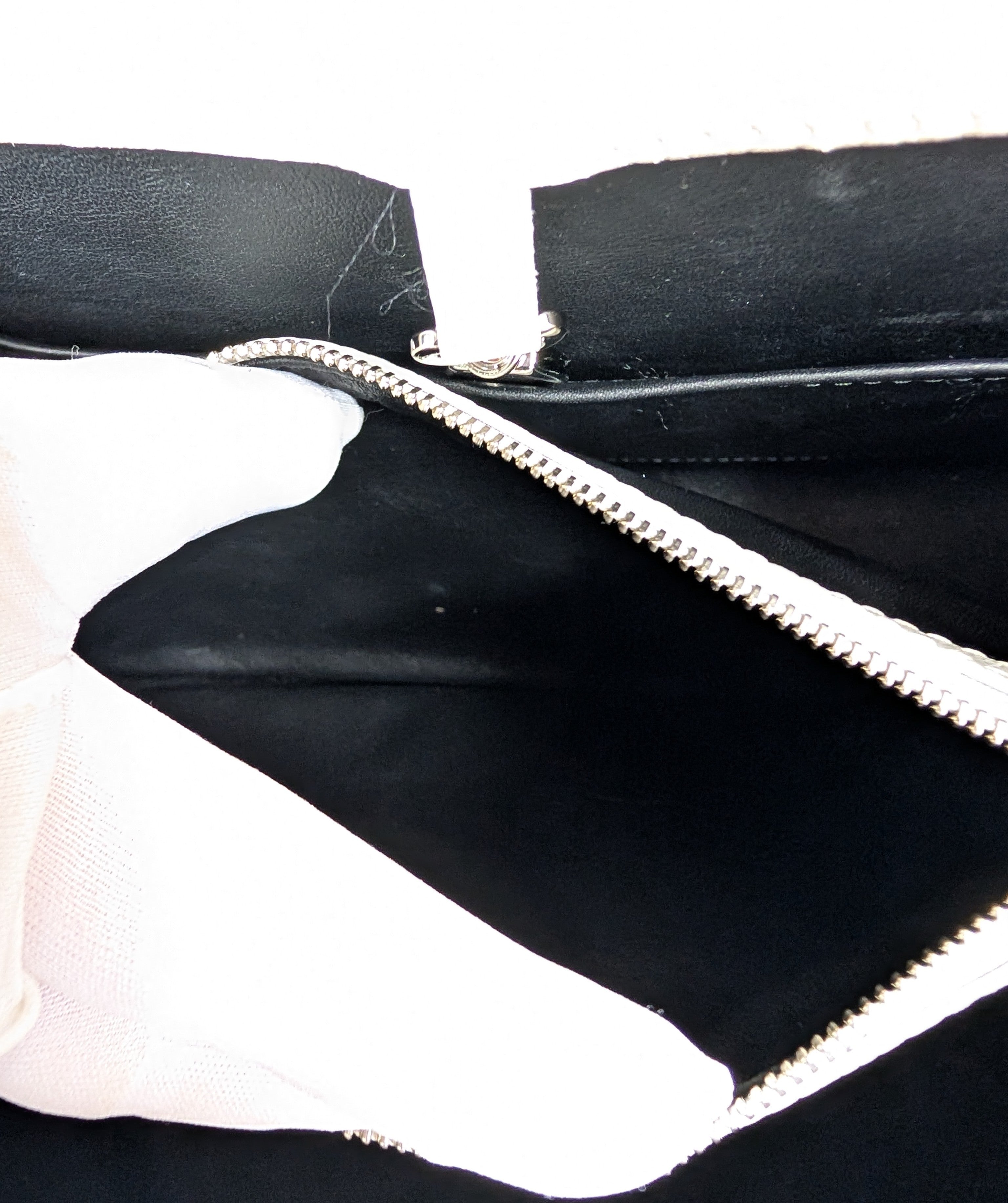 Louis Vuitton Light Grey Degrade Taulrillon Leather Capucines PM Bag