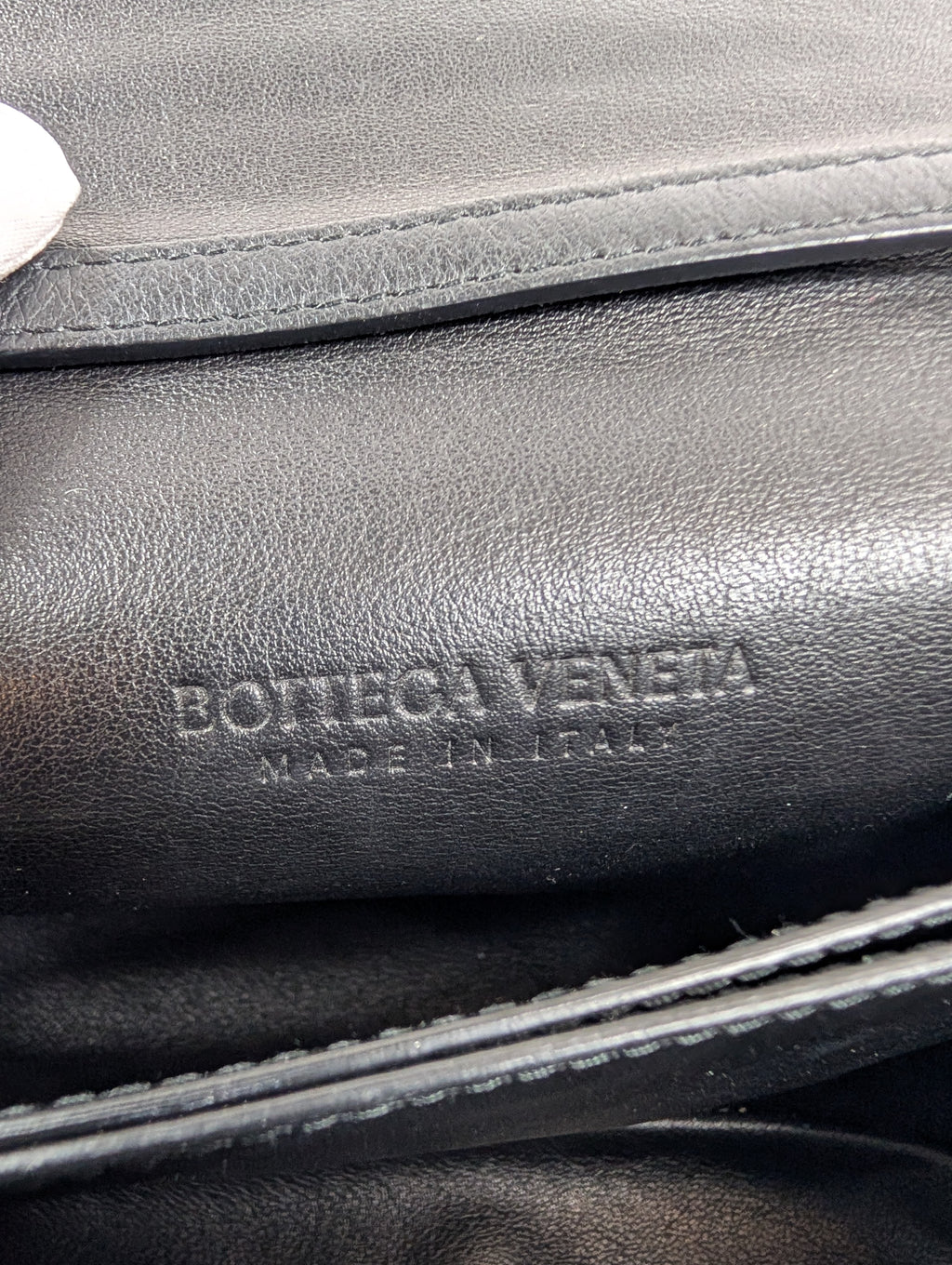 Bottega Veneta Black Intrecciato Woven Leather Crossbody Bag