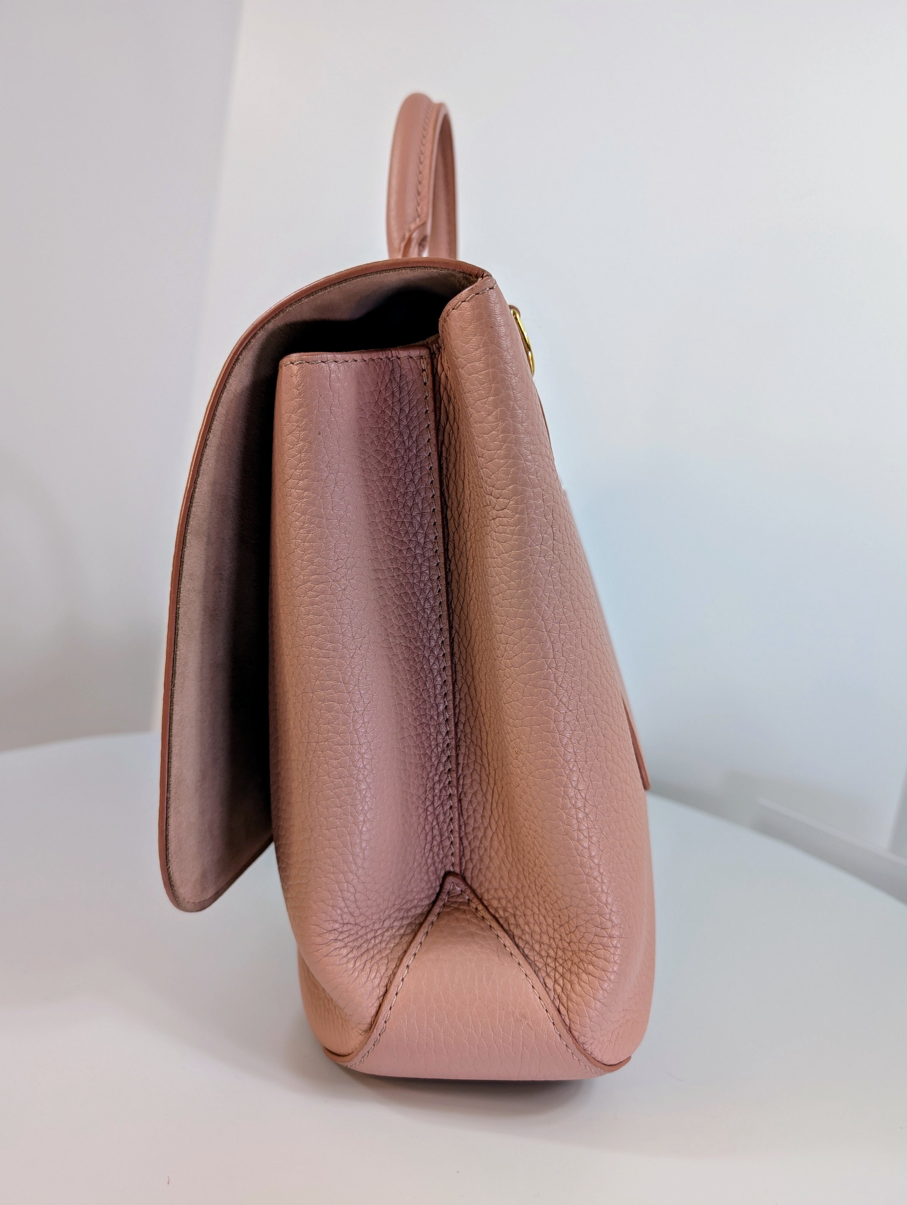 Louis Vuitton Pink Volta Bag in Taurillon Leather and Top Handle Bag