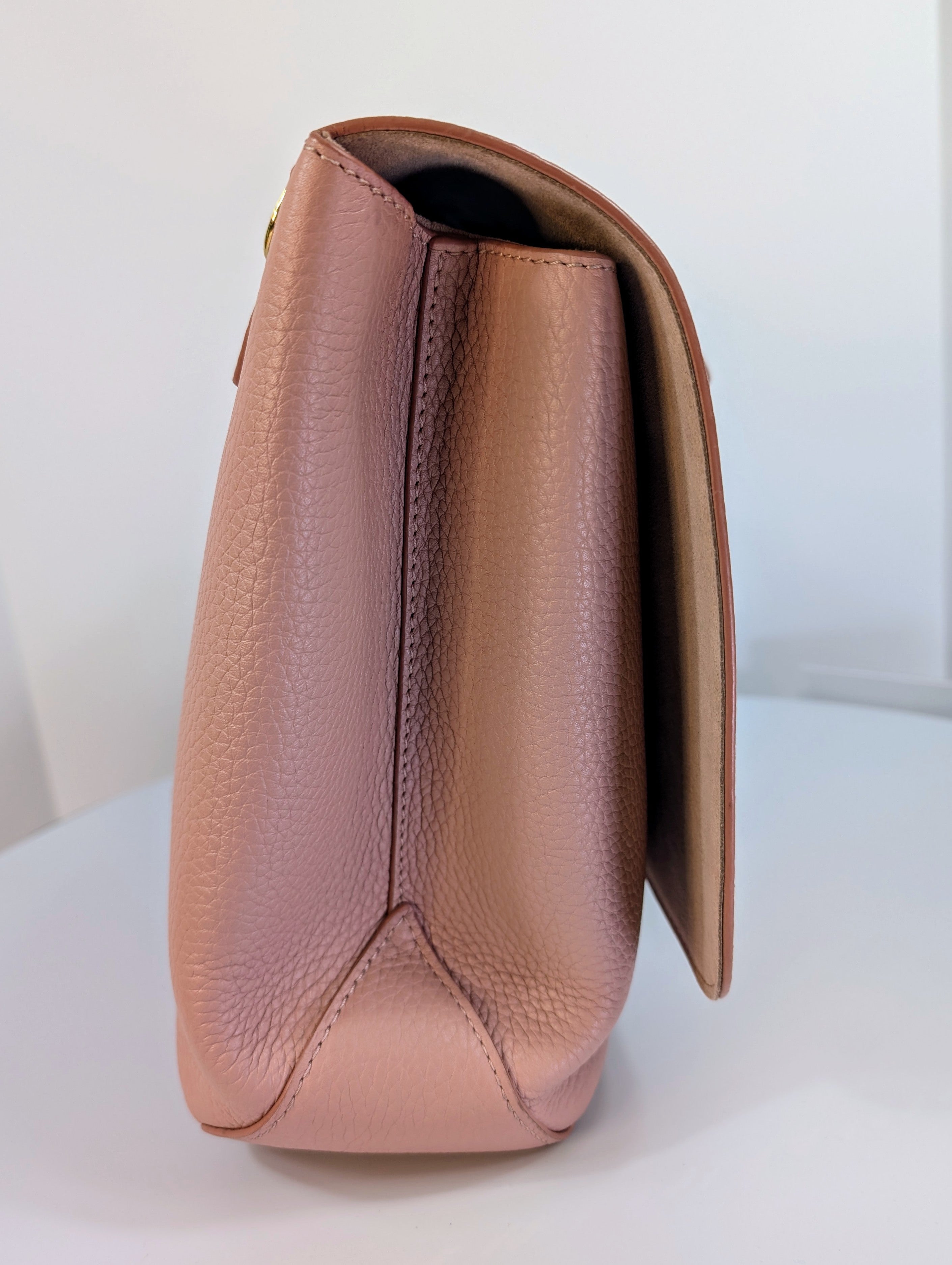 Louis Vuitton Pink Volta Bag in Taurillon Leather and Top Handle Bag