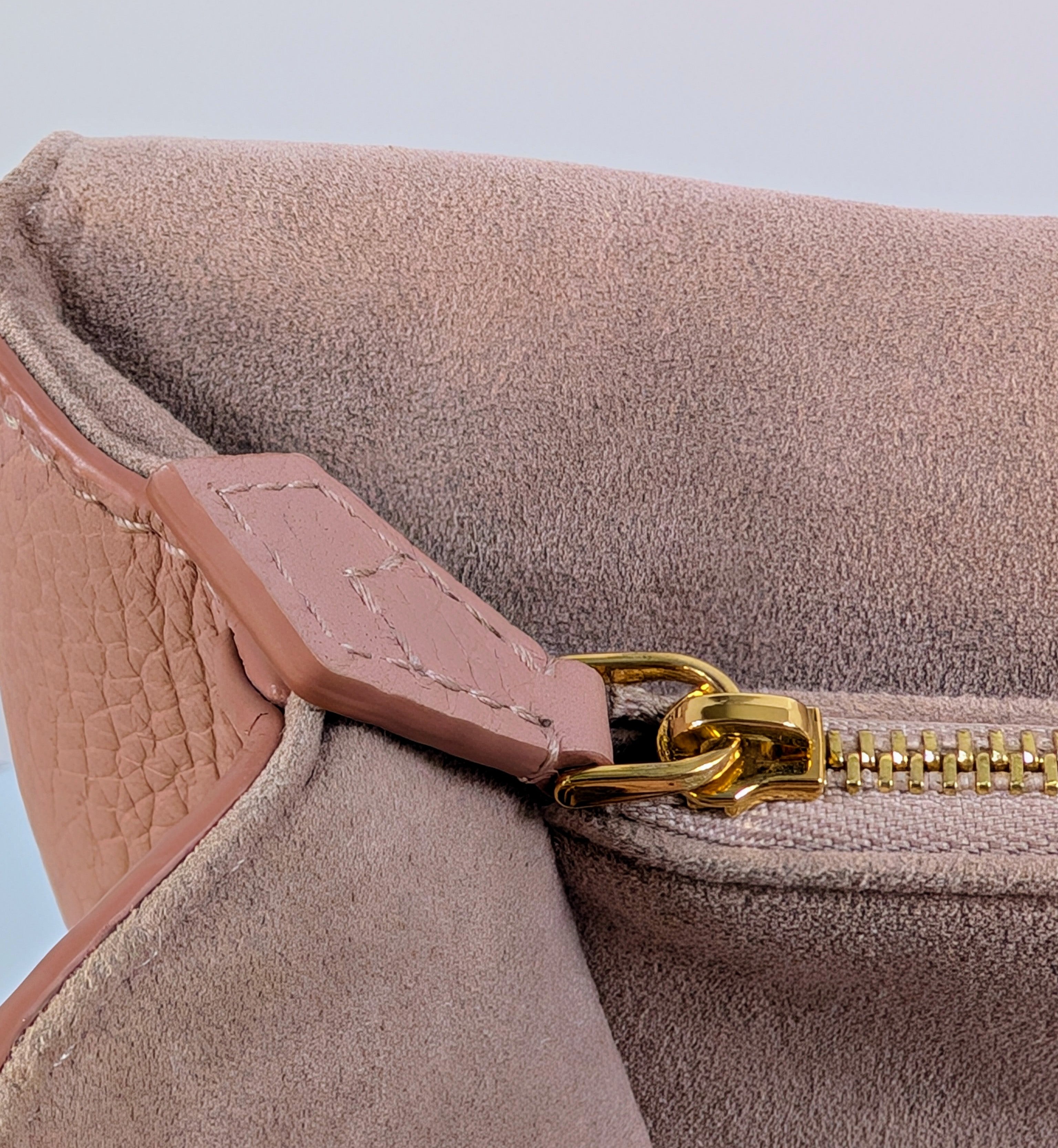 Louis Vuitton Pink Volta Bag in Taurillon Leather and Top Handle Bag