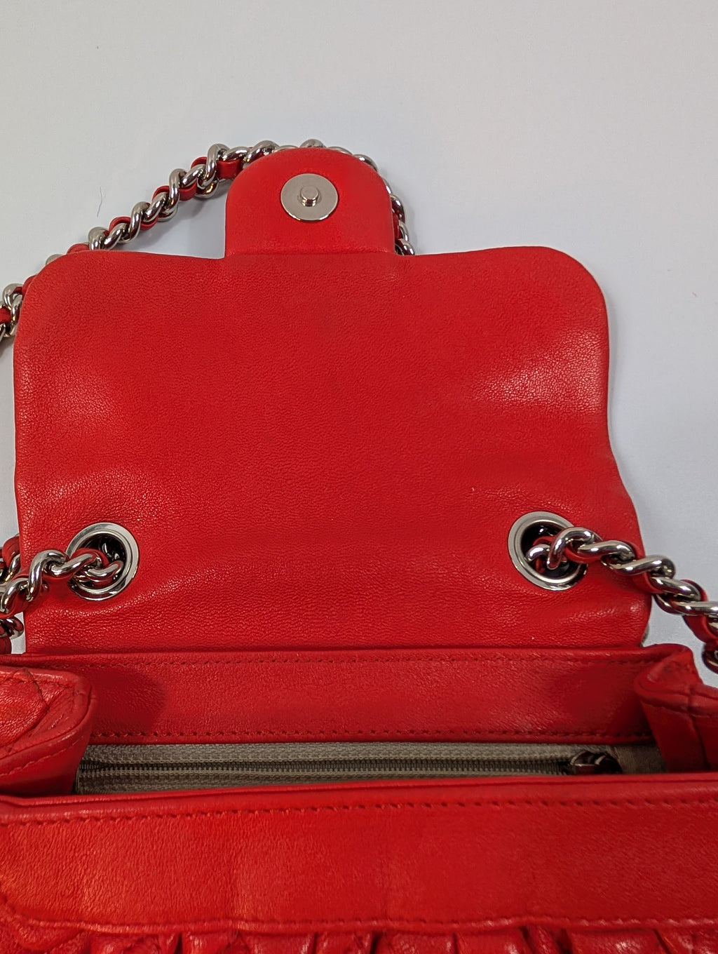 Chanel Rare Red Chain Around Mini Bag