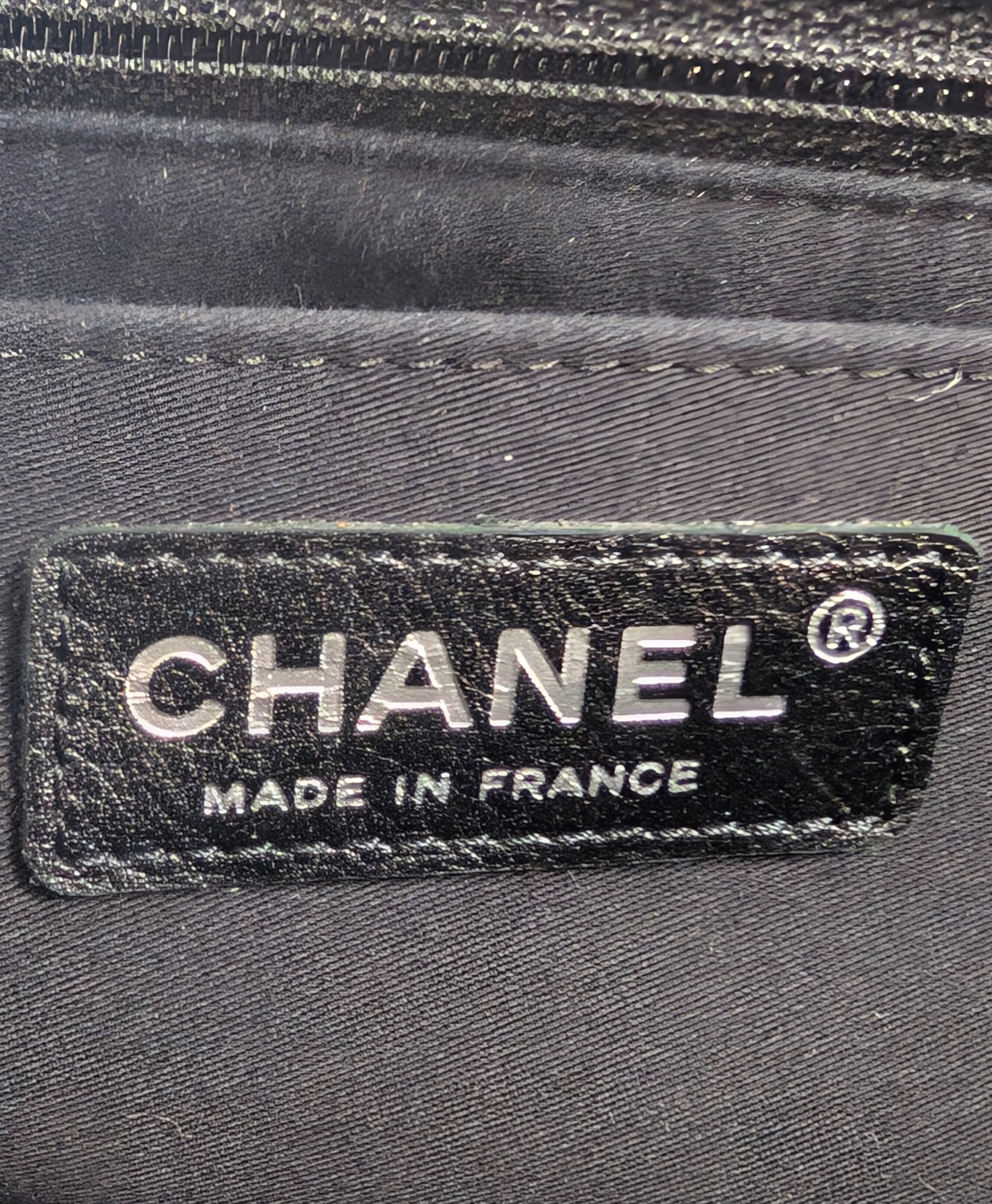 Chanel Unique 2011 Runway Jumbo Rainbow Patchwork Bag