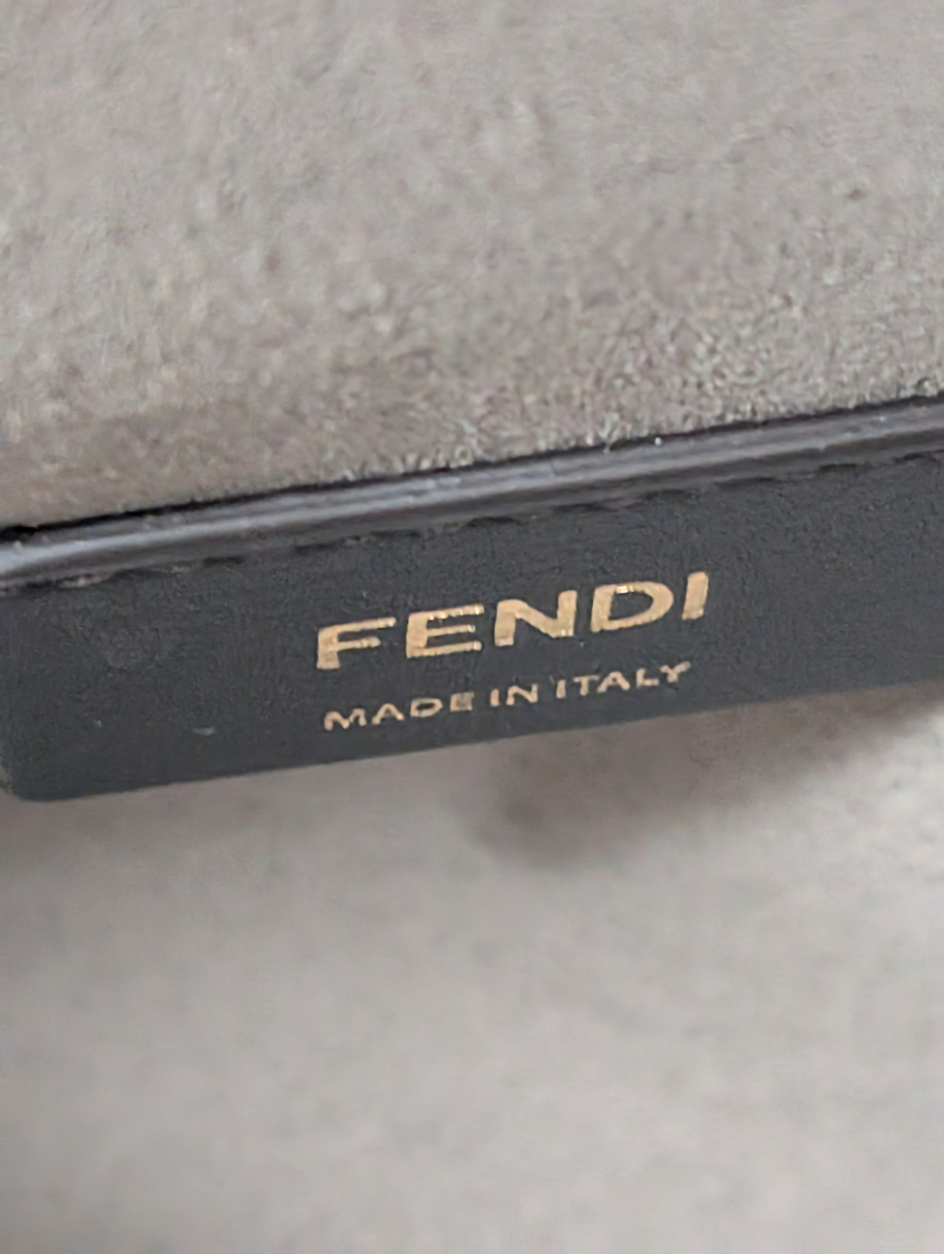 Fendi O’Clock ZipShoulder Bag Zucca Chenille