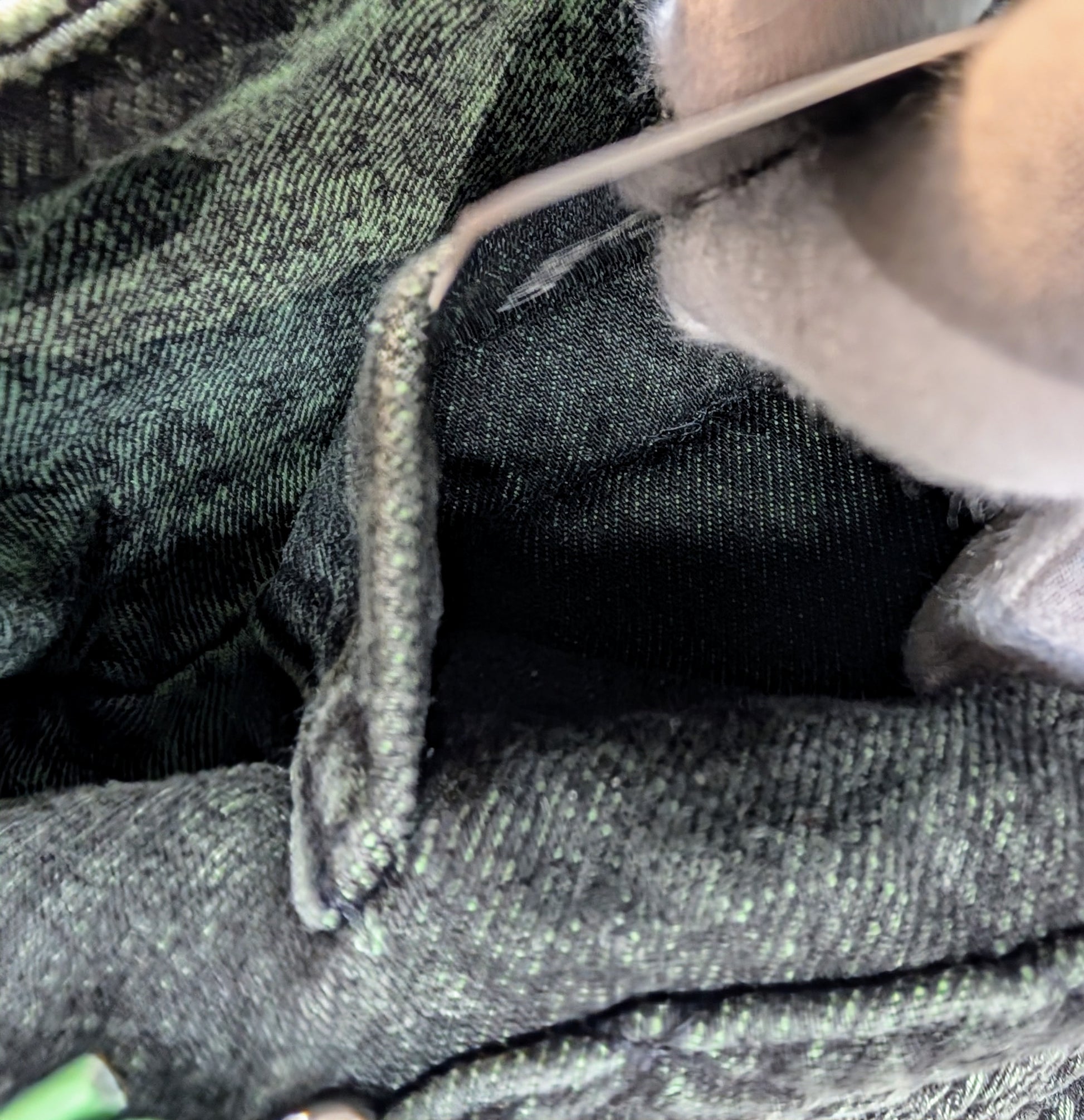 Chanel Mint Green Acid-Washed Denim Mini Flap Bag