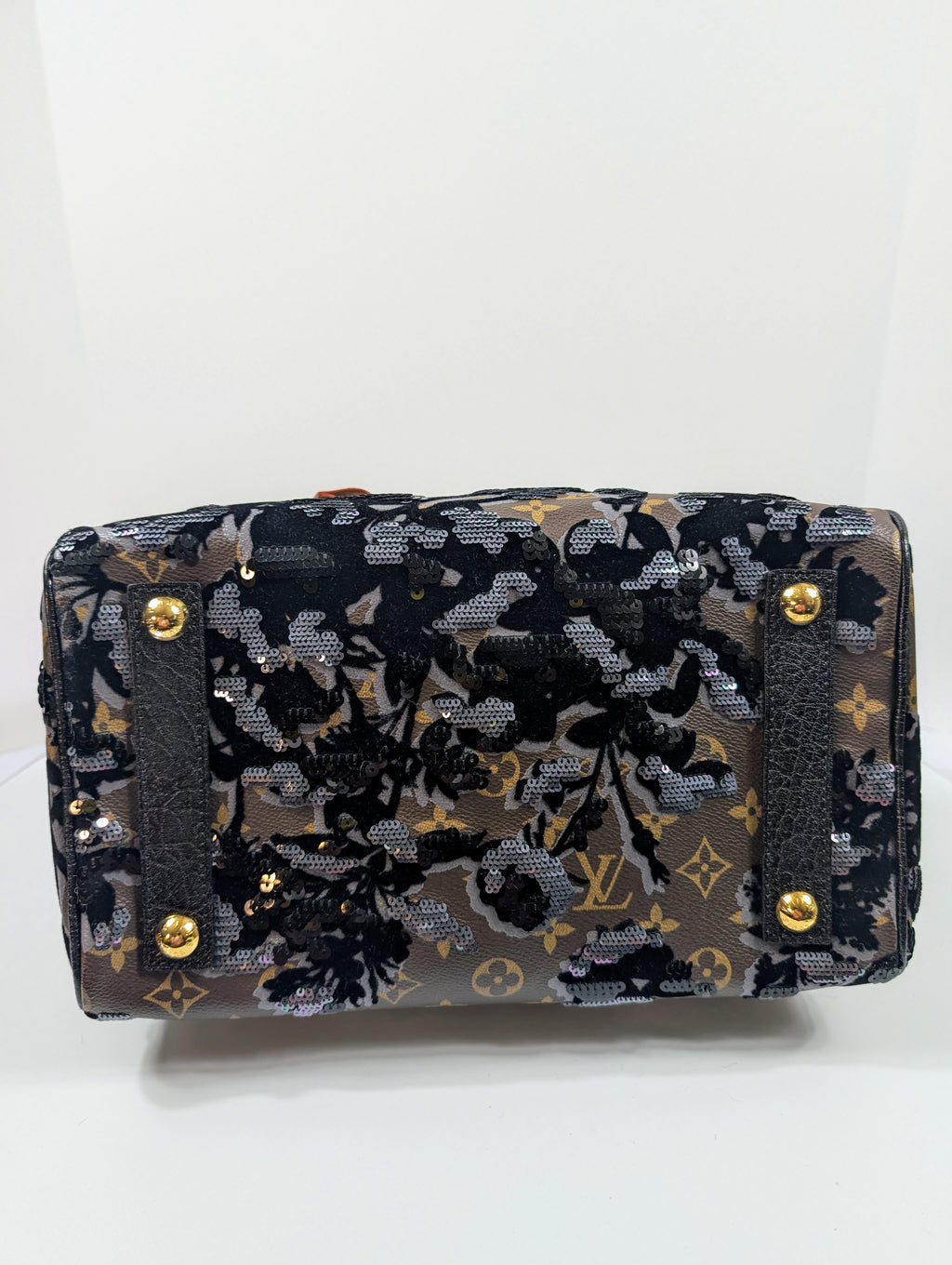 Louis Vuitton Black Monogram Sequin Tisse Speedy 30