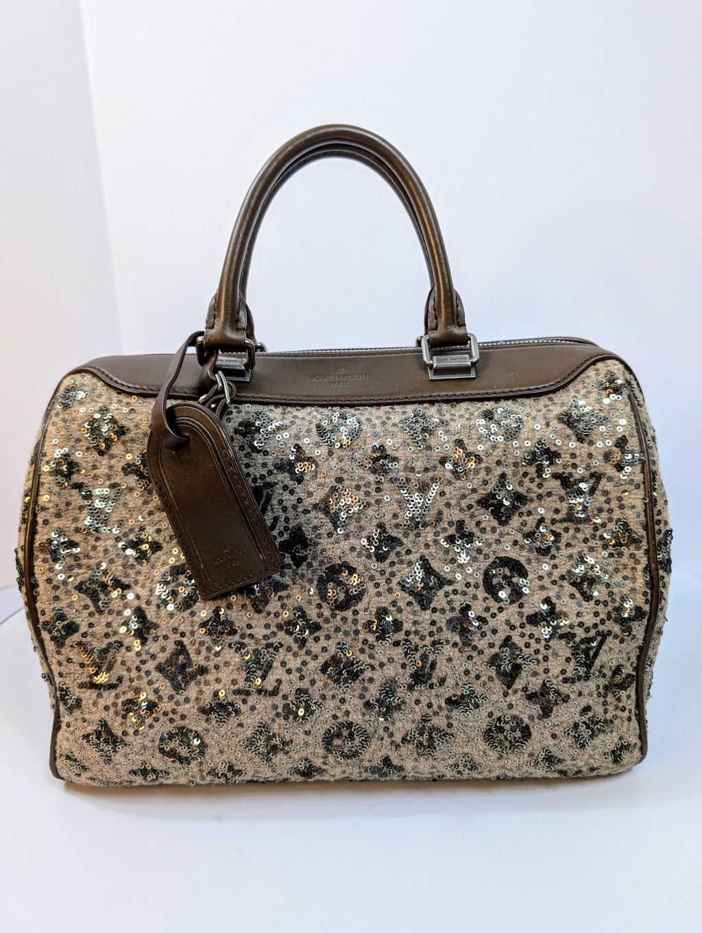 Louis Vuitton Beige Monogram Sequin Speedy 30 (from the Sunshine Collection)