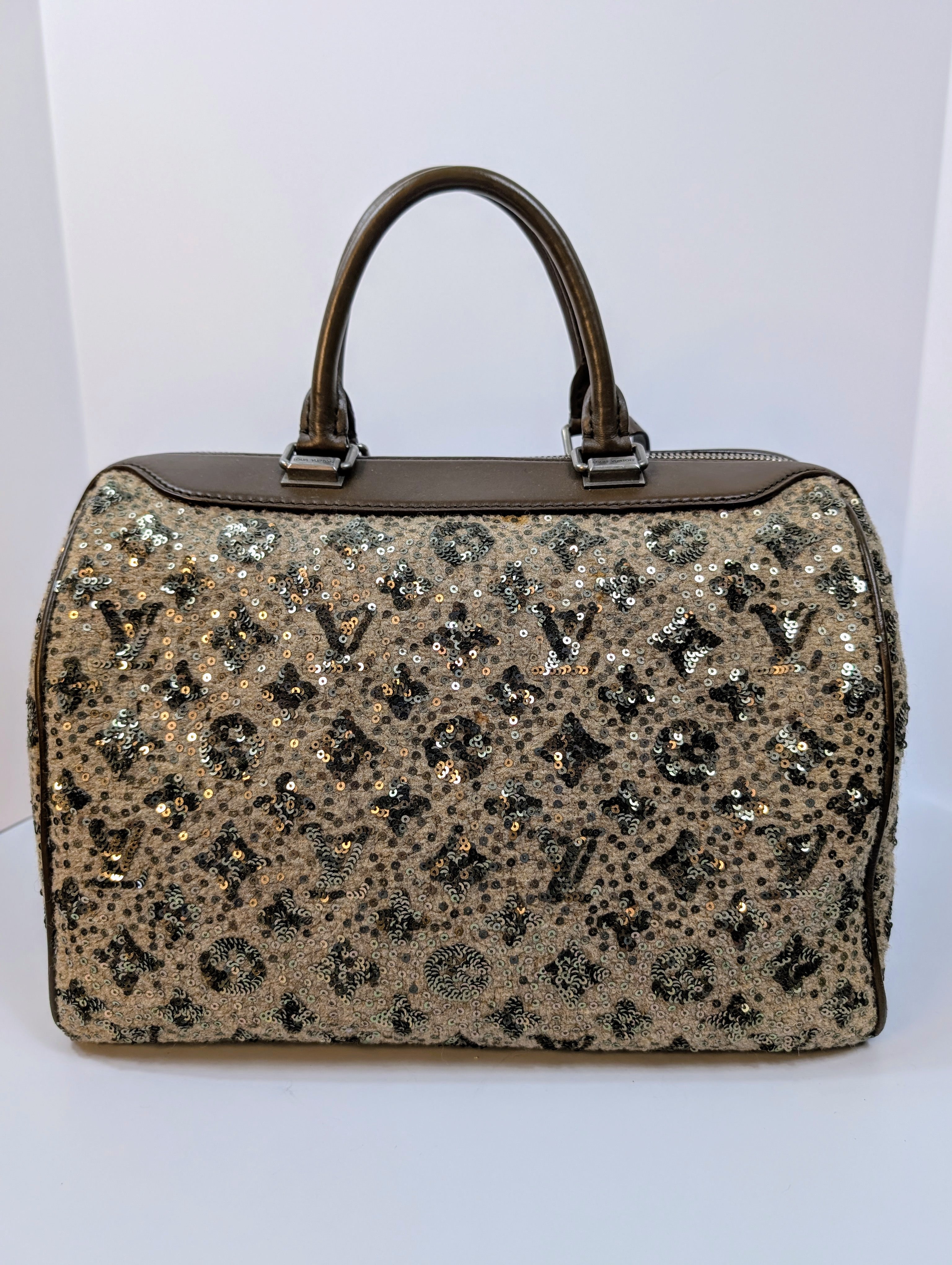 Louis Vuitton Beige Monogram Sequin Speedy 30 (from the Sunshine Collection)