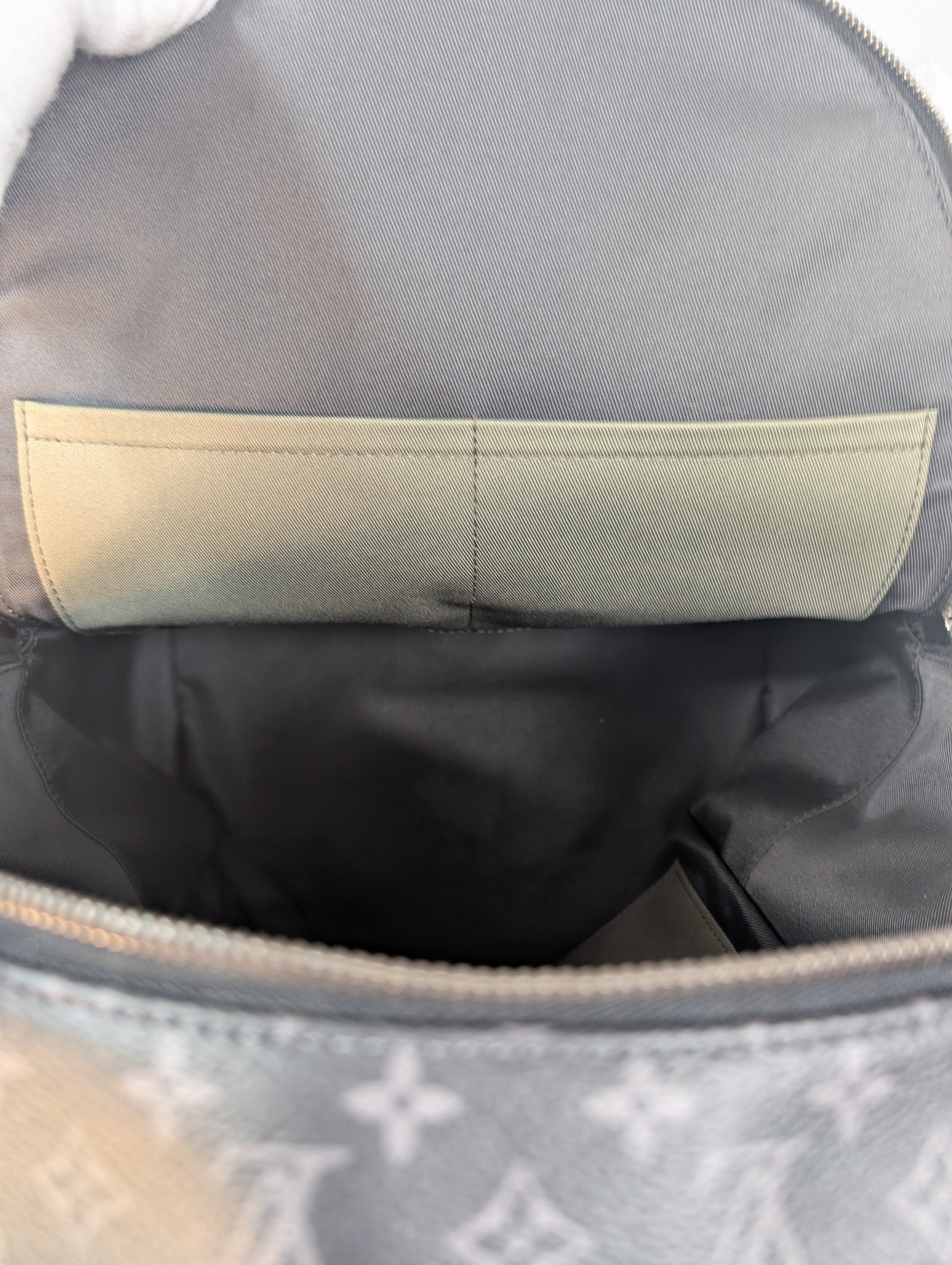 Louis Vuitton Black and Grey Monogram Eclipse Reverse Josh Backpack