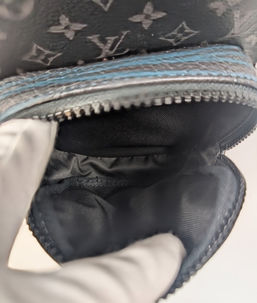 Louis Vuitton Black and Grey Monogram Eclipse Reverse Josh Backpack