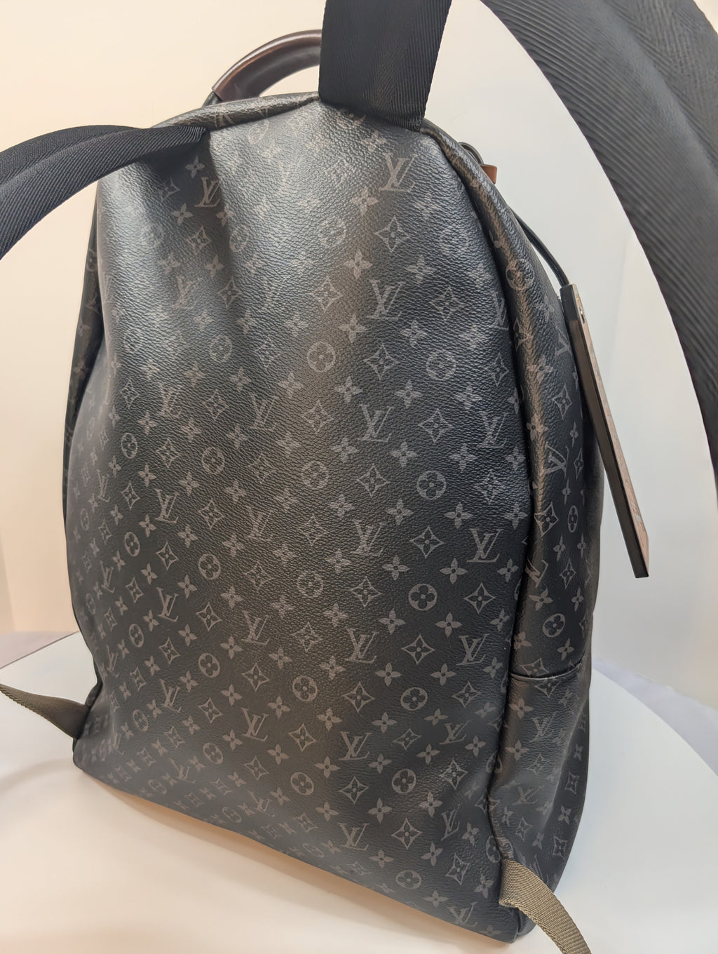 Louis Vuitton Black and Grey Monogram Eclipse Reverse Josh Backpack