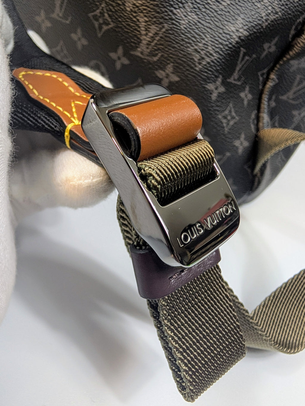 Louis Vuitton Black and Grey Monogram Eclipse Reverse Josh Backpack
