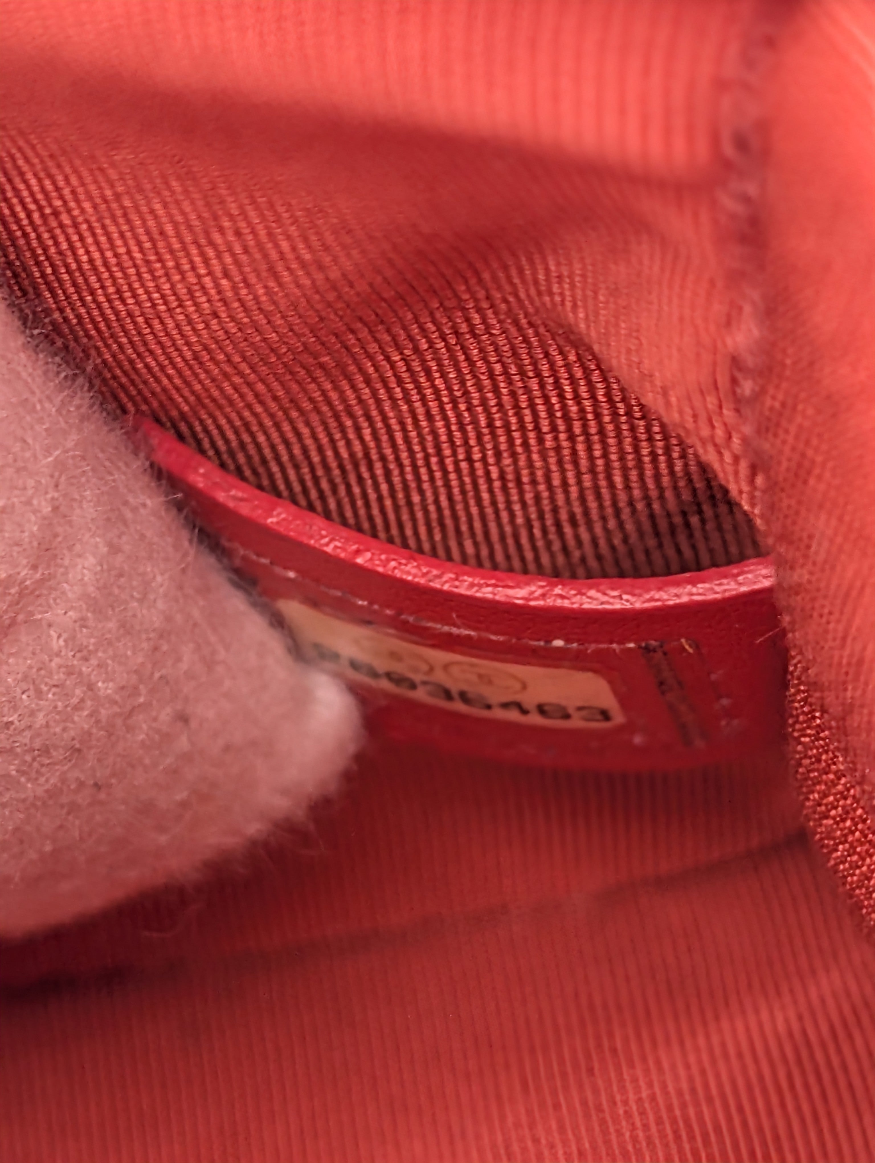 Chanel Rare Red V-Stitch Quilted Box Bag with Gold Hardware