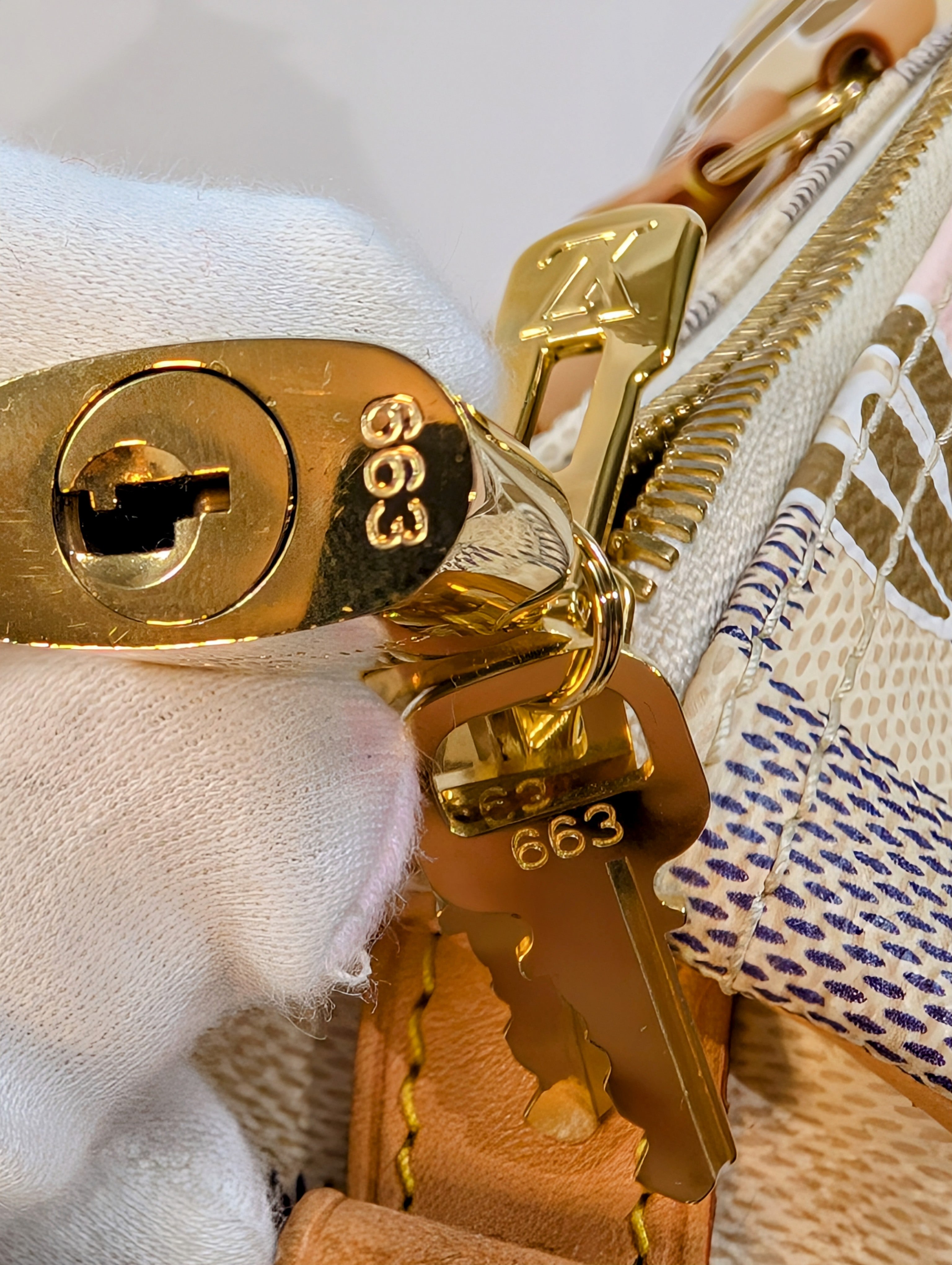 Louis Vuitton Nautical Damier Azur Speedy 25 Bandoulière with Bandeau