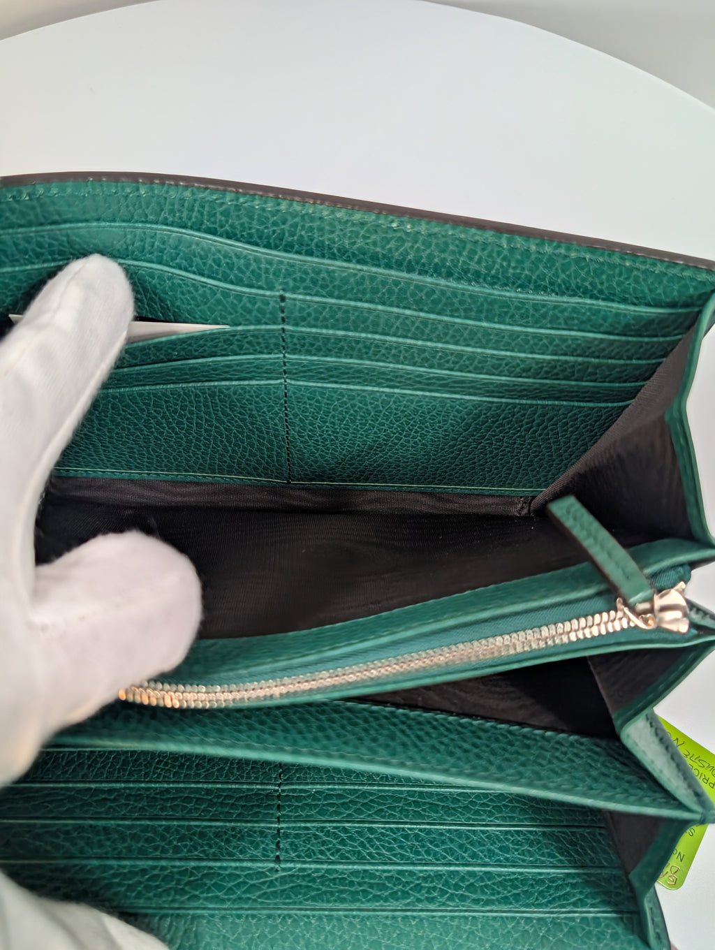 Gucci Green Dionysus Wallet on Chain (WOC) with Crystal Detail