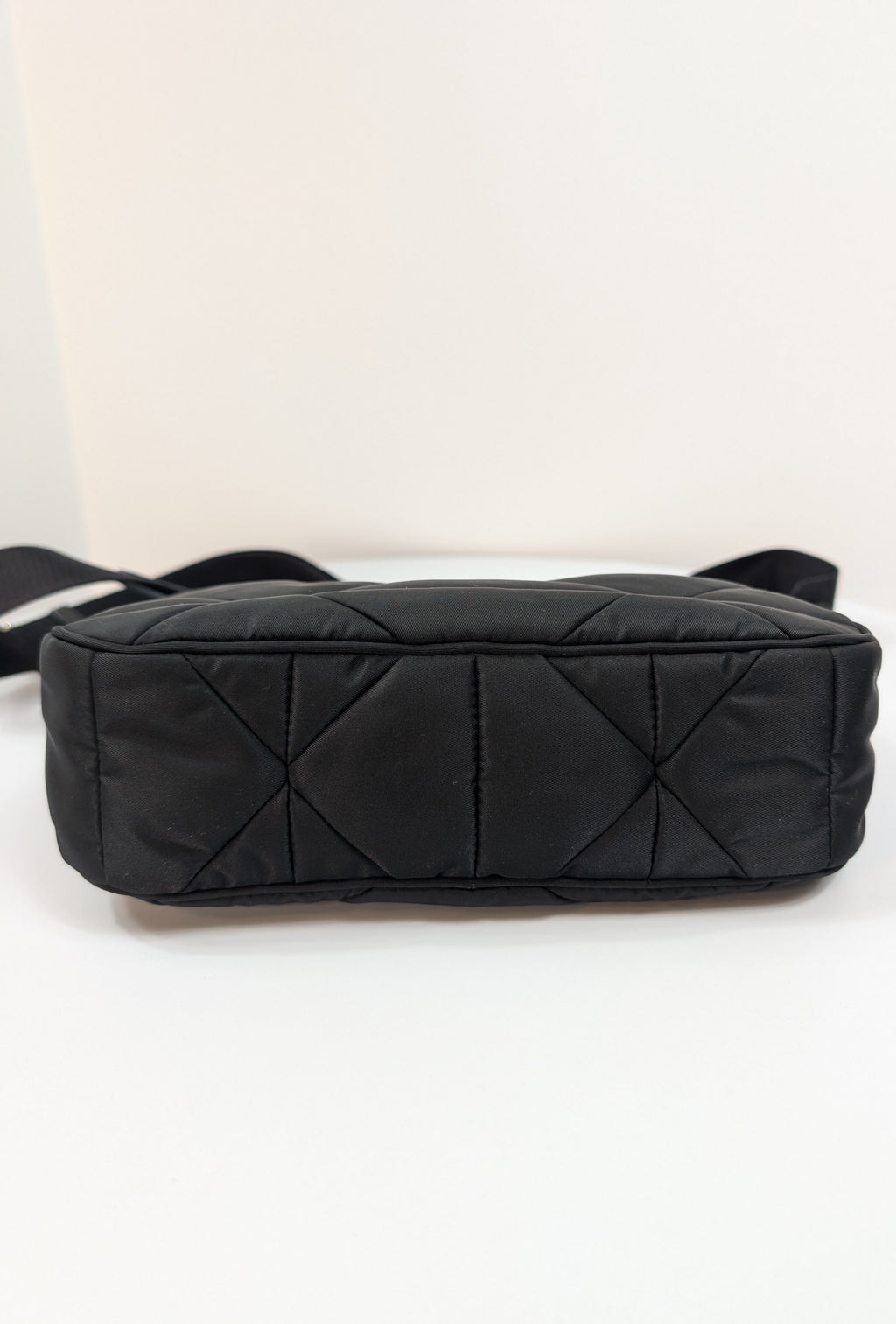 Prada Black Re-Nylon Padded Shoulder Bag (Re-Edition 2005)