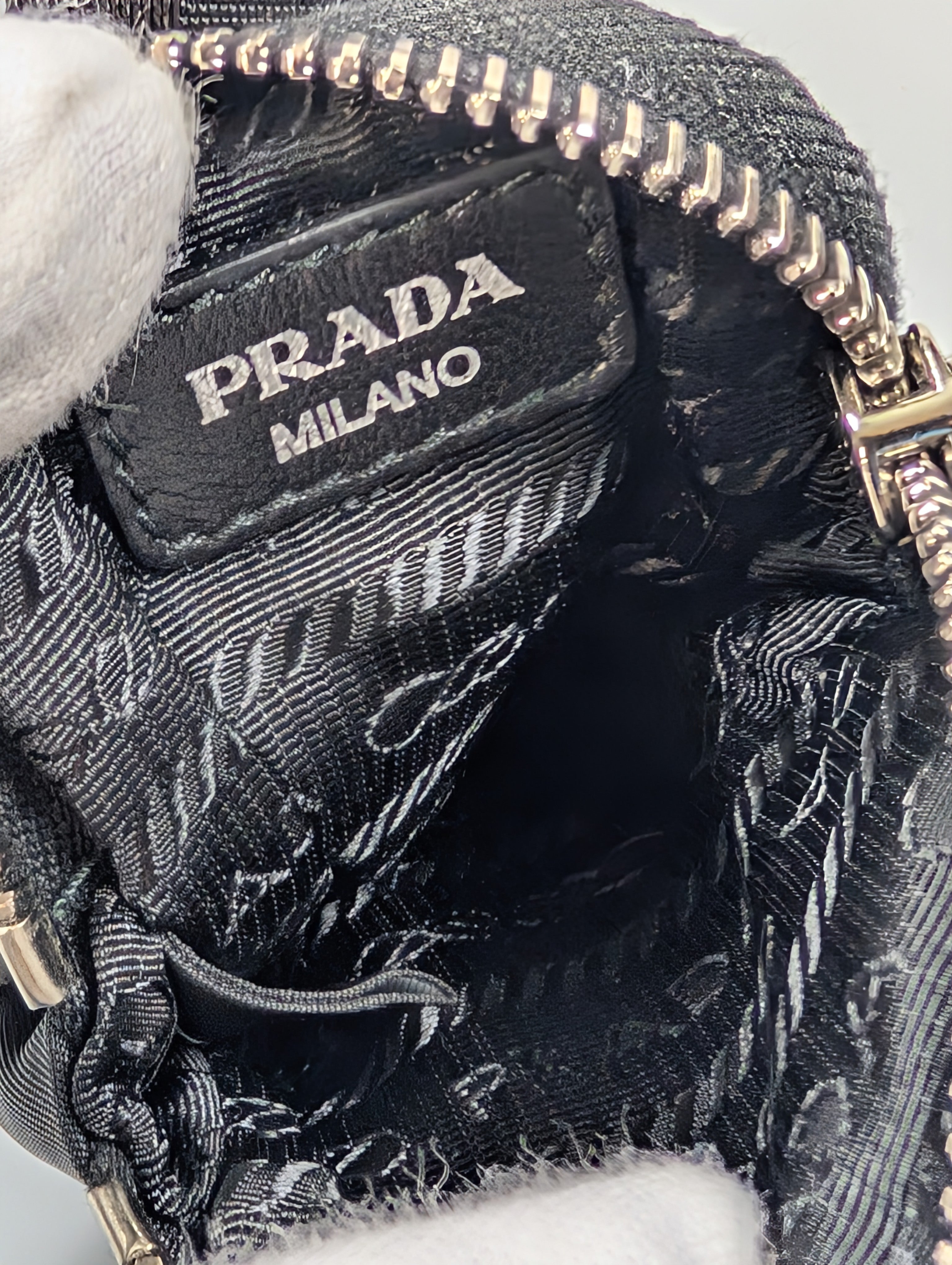 Prada Black Re-Nylon Padded Shoulder Bag (Re-Edition 2005)